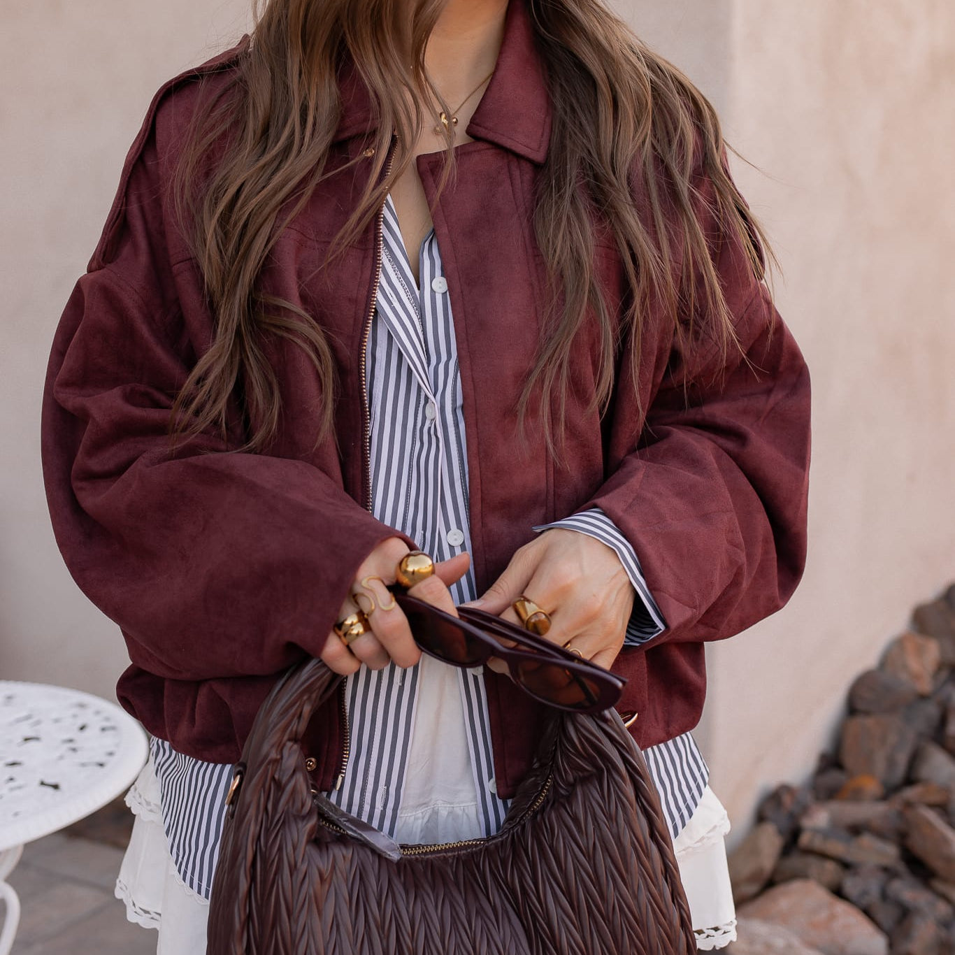 Simply Chic Luxe Suede Jacket-Jackets-Krush Kandy, Women's Online Fashion Boutique Located in Phoenix, Arizona (Scottsdale Area)