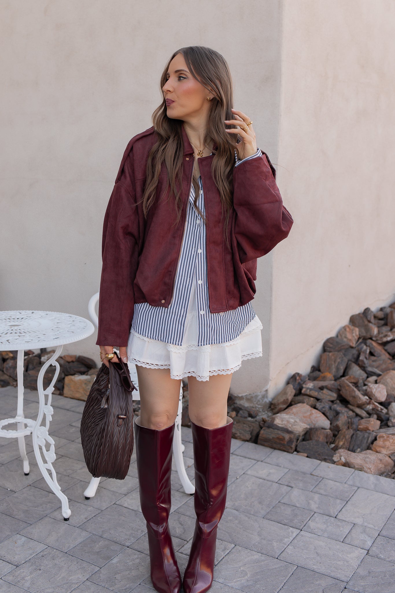 Simply Chic Luxe Suede Jacket-Jackets-Krush Kandy, Women's Online Fashion Boutique Located in Phoenix, Arizona (Scottsdale Area)