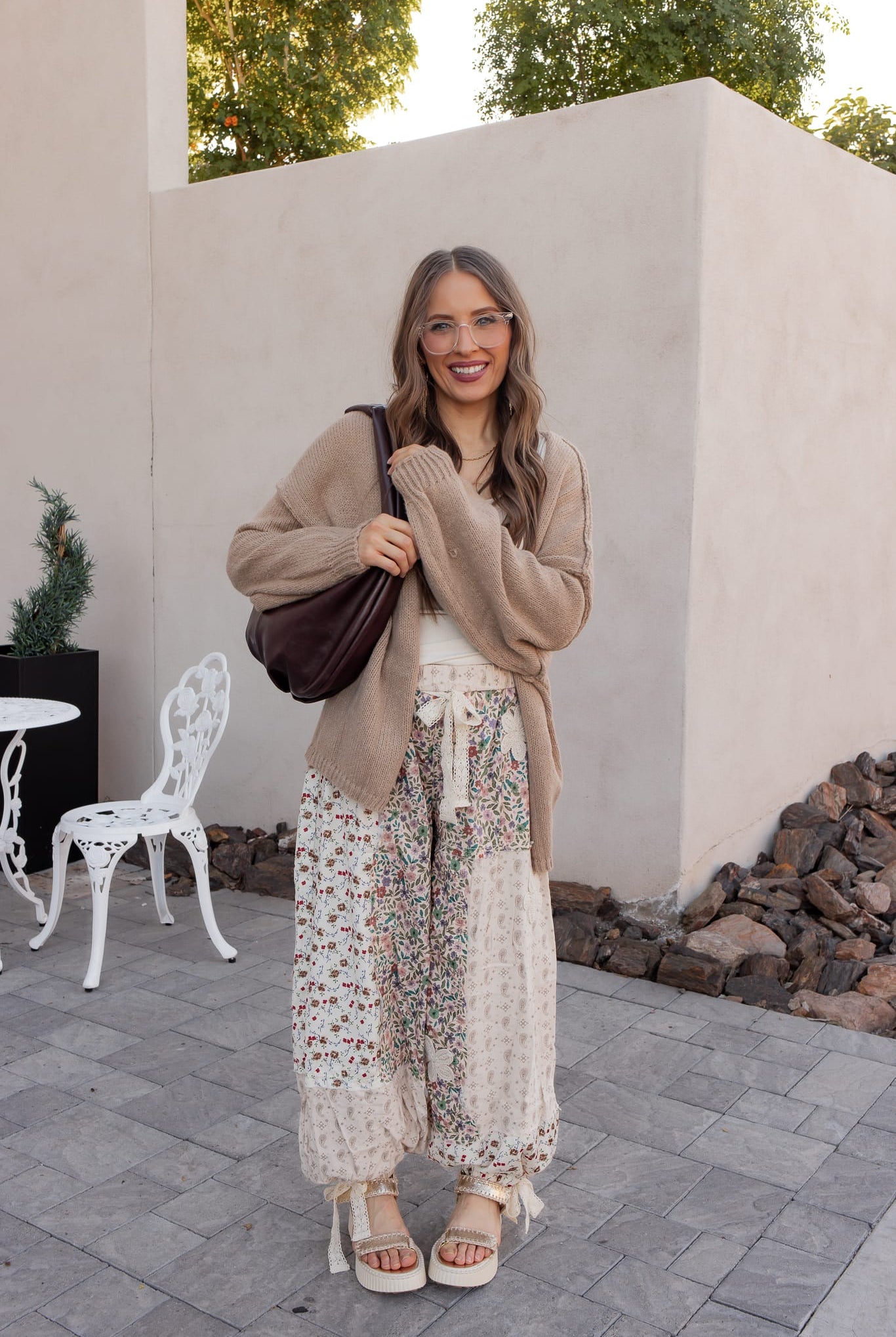 POL Boho Patchwork Crochet Wide-Leg Pants-Pants-Krush Kandy, Women's Online Fashion Boutique Located in Phoenix, Arizona (Scottsdale Area)