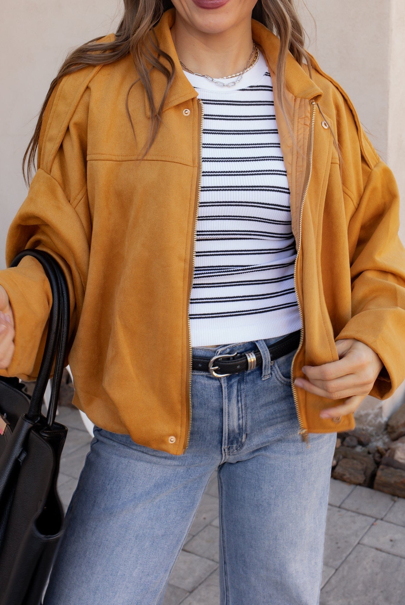 Simply Chic Luxe Suede Jacket-Jackets-Krush Kandy, Women's Online Fashion Boutique Located in Phoenix, Arizona (Scottsdale Area)