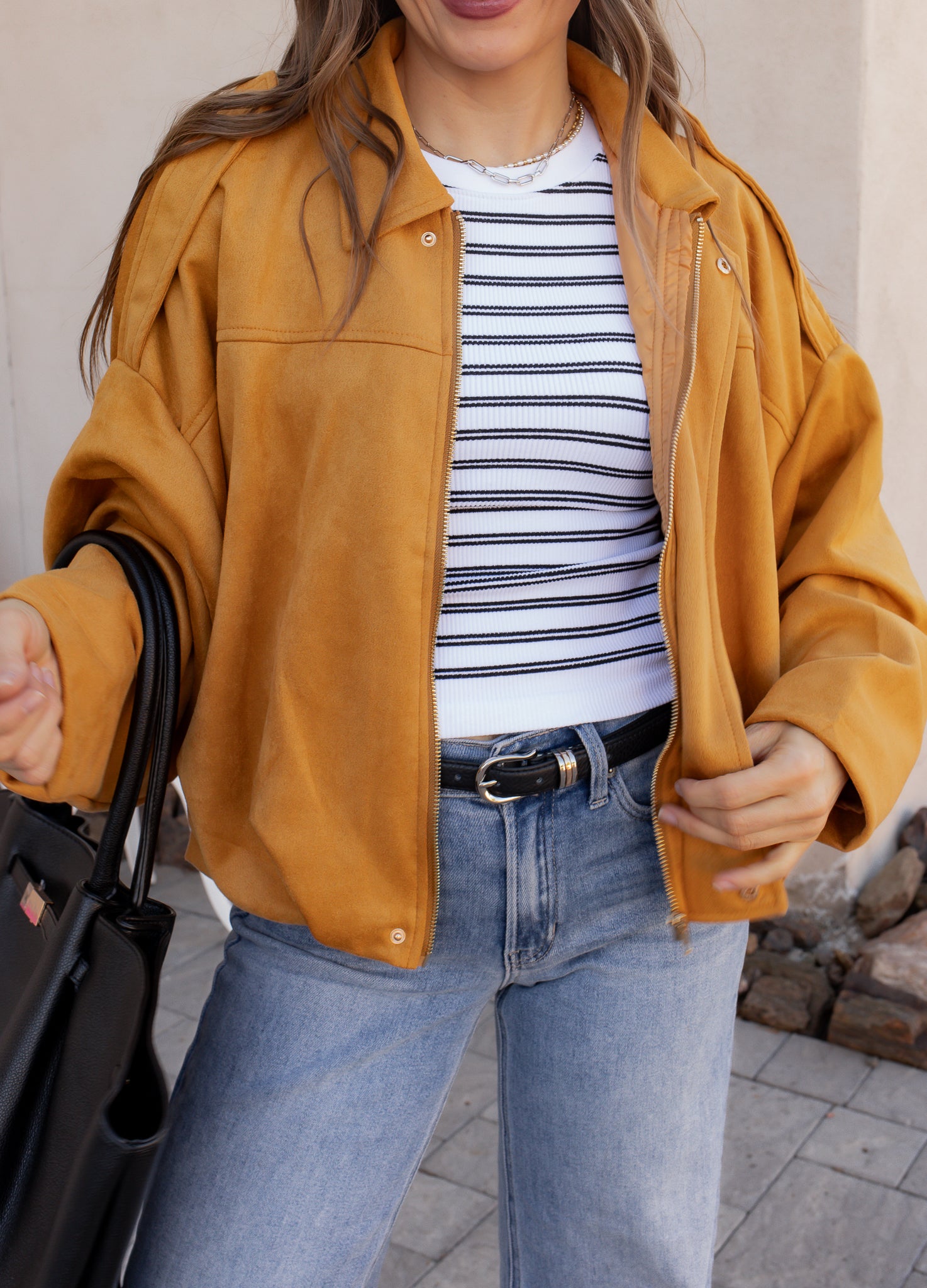 Simply Chic Luxe Suede Jacket-Jackets-Krush Kandy, Women's Online Fashion Boutique Located in Phoenix, Arizona (Scottsdale Area)