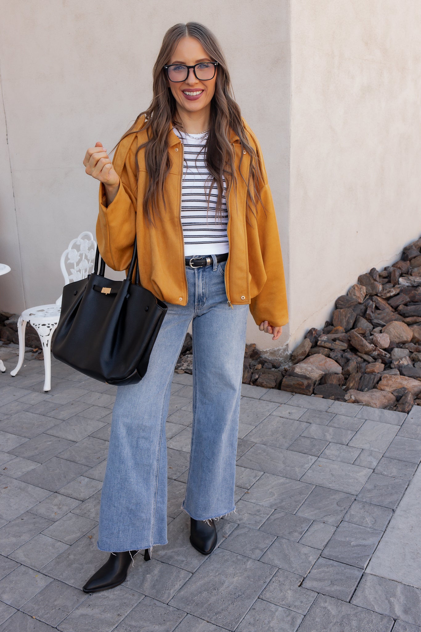 Simply Chic Luxe Suede Jacket-Jackets-Krush Kandy, Women's Online Fashion Boutique Located in Phoenix, Arizona (Scottsdale Area)