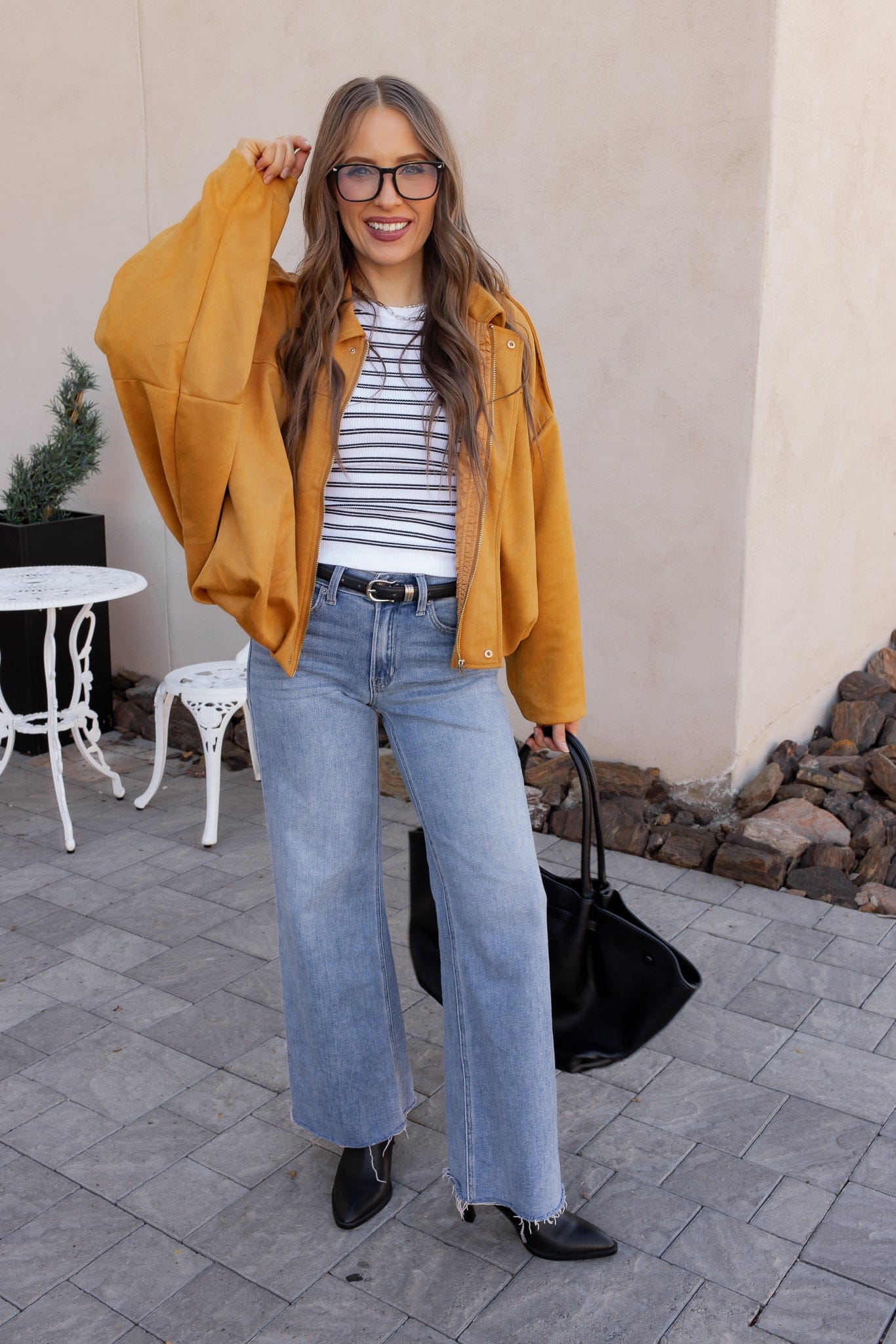 Simply Chic Luxe Suede Jacket-Jackets-Krush Kandy, Women's Online Fashion Boutique Located in Phoenix, Arizona (Scottsdale Area)