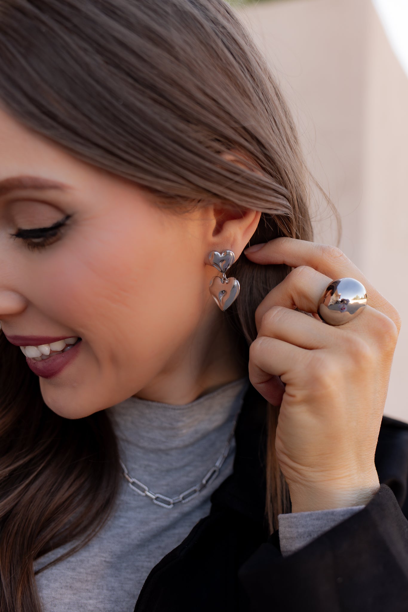 Be Bold Stainless Steel Rings-Jewelry-Krush Kandy, Women's Online Fashion Boutique Located in Phoenix, Arizona (Scottsdale Area)