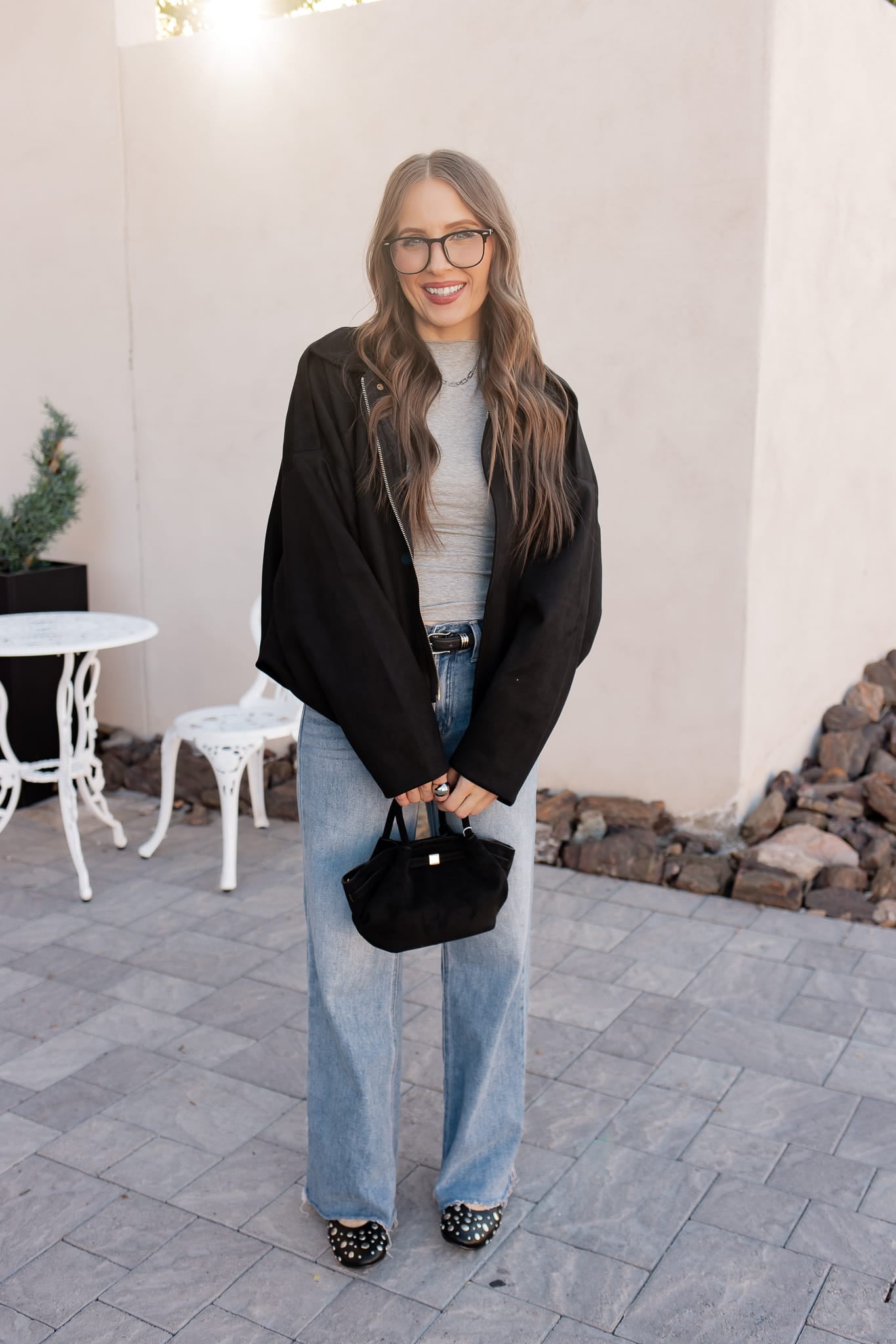 Simply Chic Luxe Suede Jacket-Jackets-Krush Kandy, Women's Online Fashion Boutique Located in Phoenix, Arizona (Scottsdale Area)