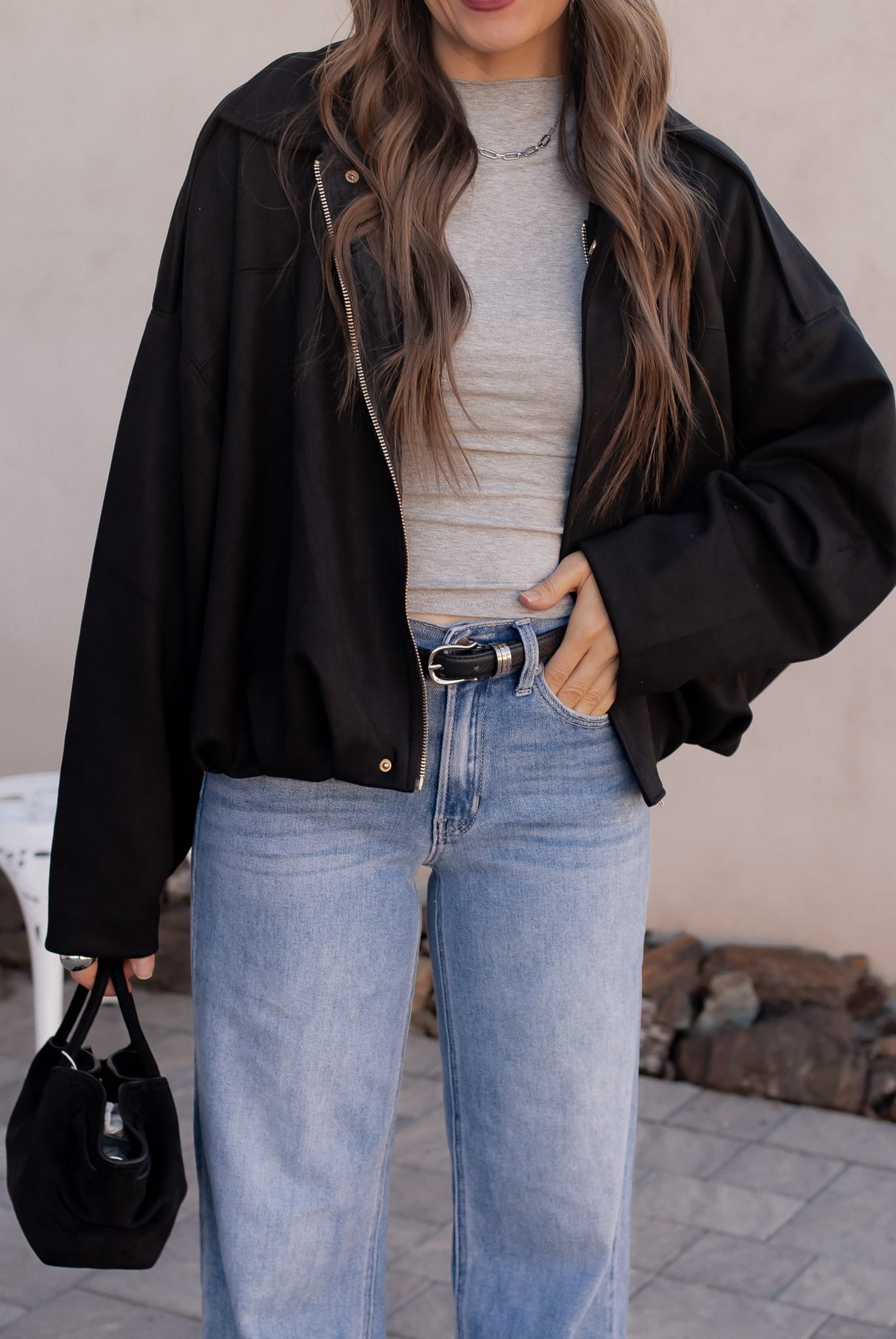 Simply Chic Luxe Suede Jacket-Jackets-Krush Kandy, Women's Online Fashion Boutique Located in Phoenix, Arizona (Scottsdale Area)