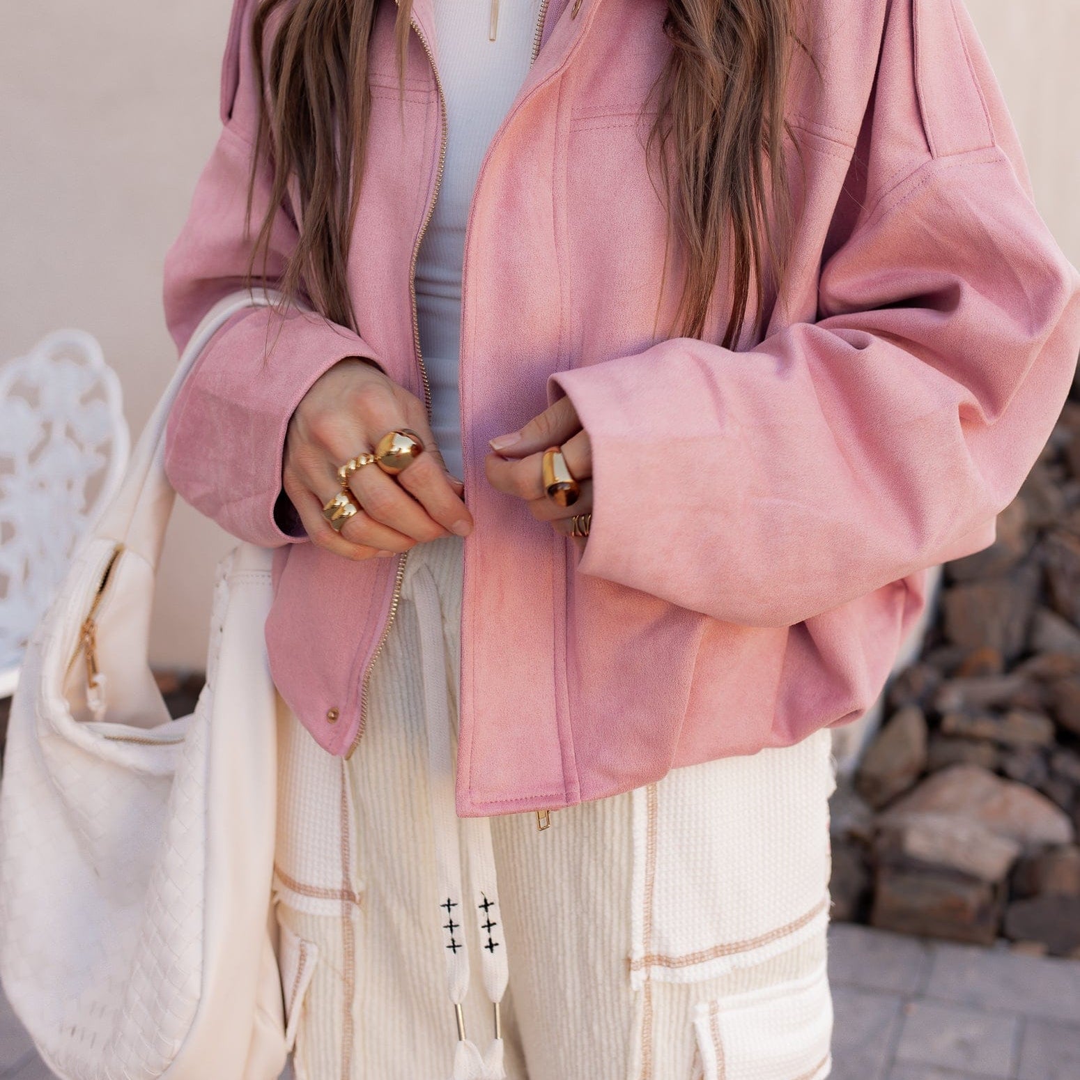 Simply Chic Luxe Suede Jacket-Jackets-Krush Kandy, Women's Online Fashion Boutique Located in Phoenix, Arizona (Scottsdale Area)