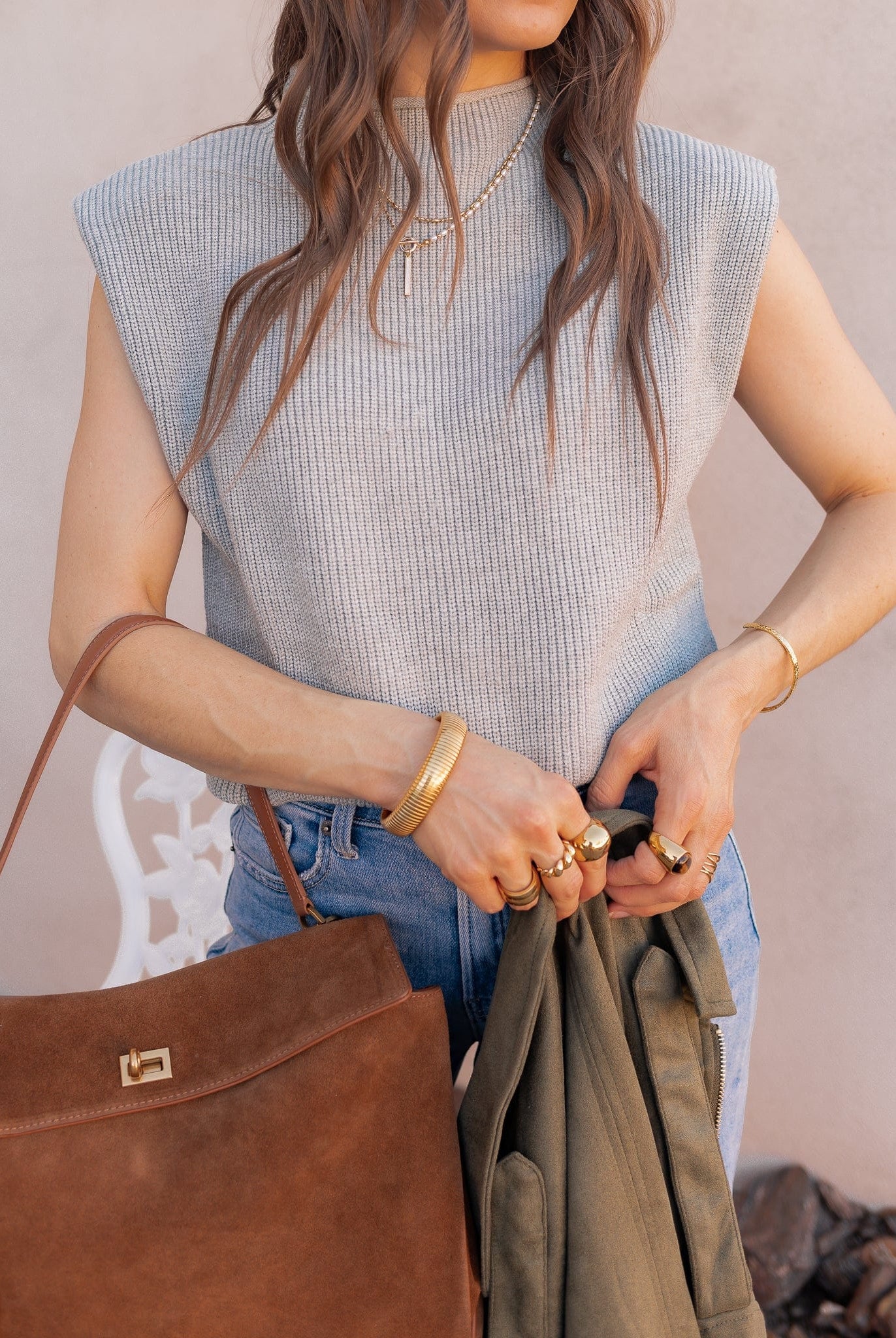Genuine Suede Turn-Lock Satchel-handbags-Krush Kandy, Women's Online Fashion Boutique Located in Phoenix, Arizona (Scottsdale Area)