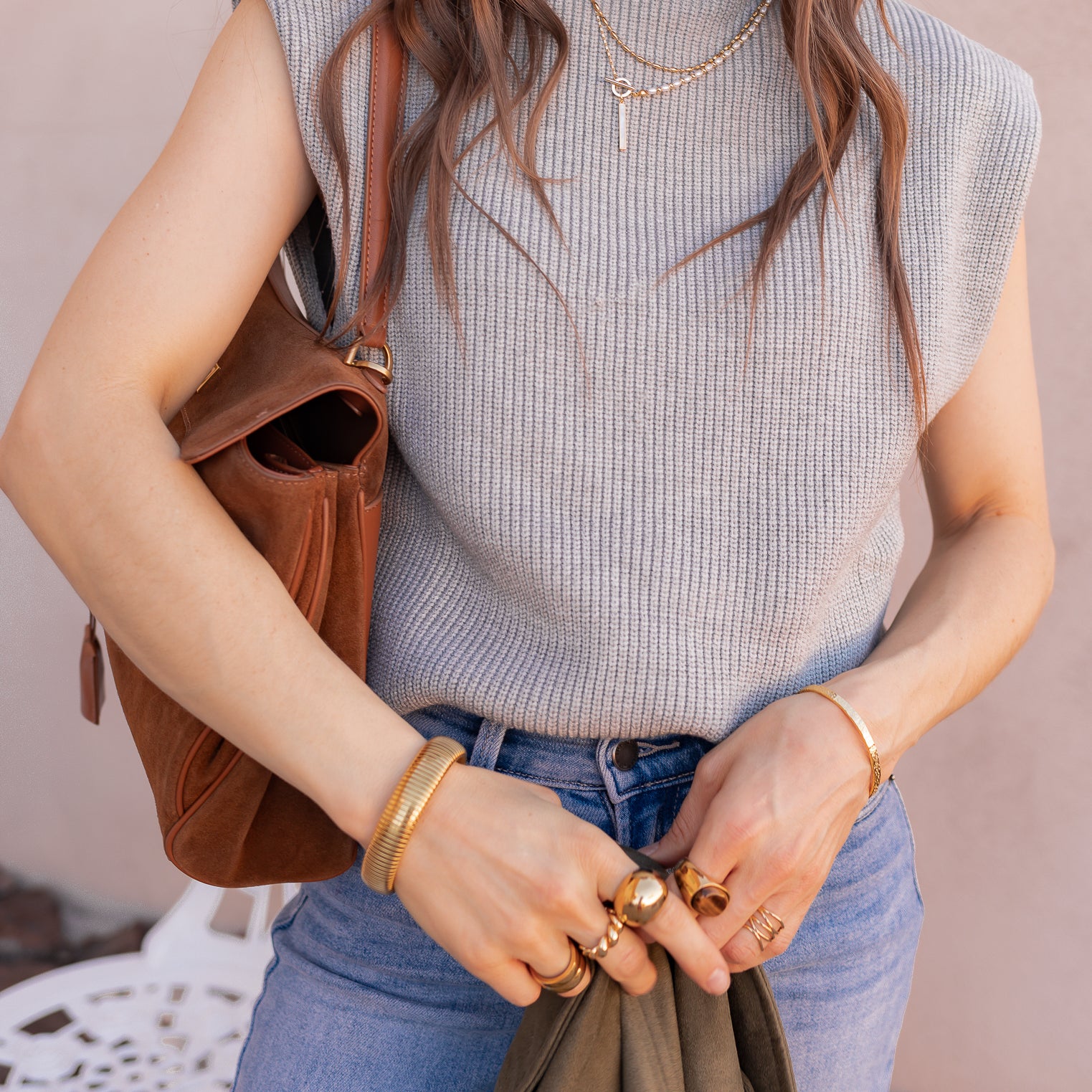 Lunet Sleeveless Sweater-Tops-Krush Kandy, Women's Online Fashion Boutique Located in Phoenix, Arizona (Scottsdale Area)