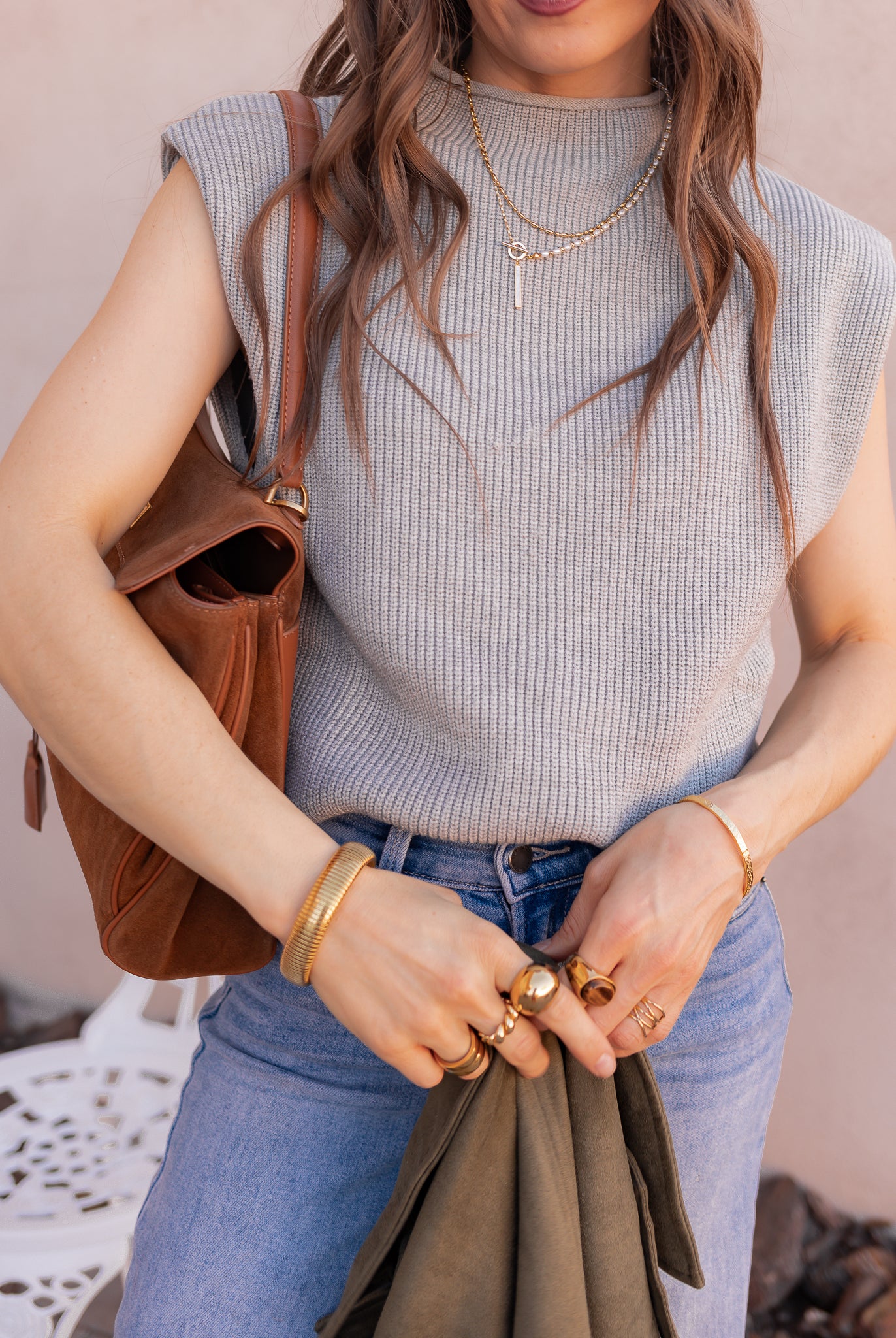 Lunet Sleeveless Sweater-Tops-Krush Kandy, Women's Online Fashion Boutique Located in Phoenix, Arizona (Scottsdale Area)