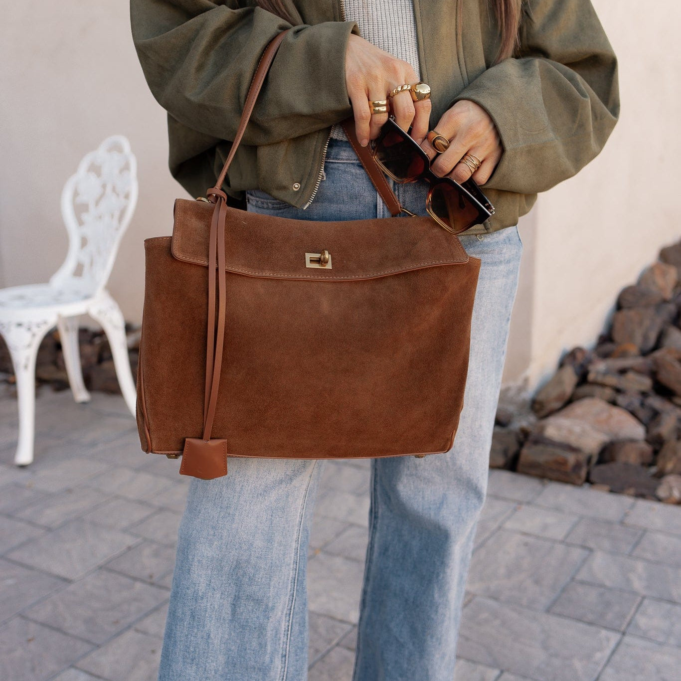 Simply Chic Luxe Suede Jacket-Jackets-Krush Kandy, Women's Online Fashion Boutique Located in Phoenix, Arizona (Scottsdale Area)