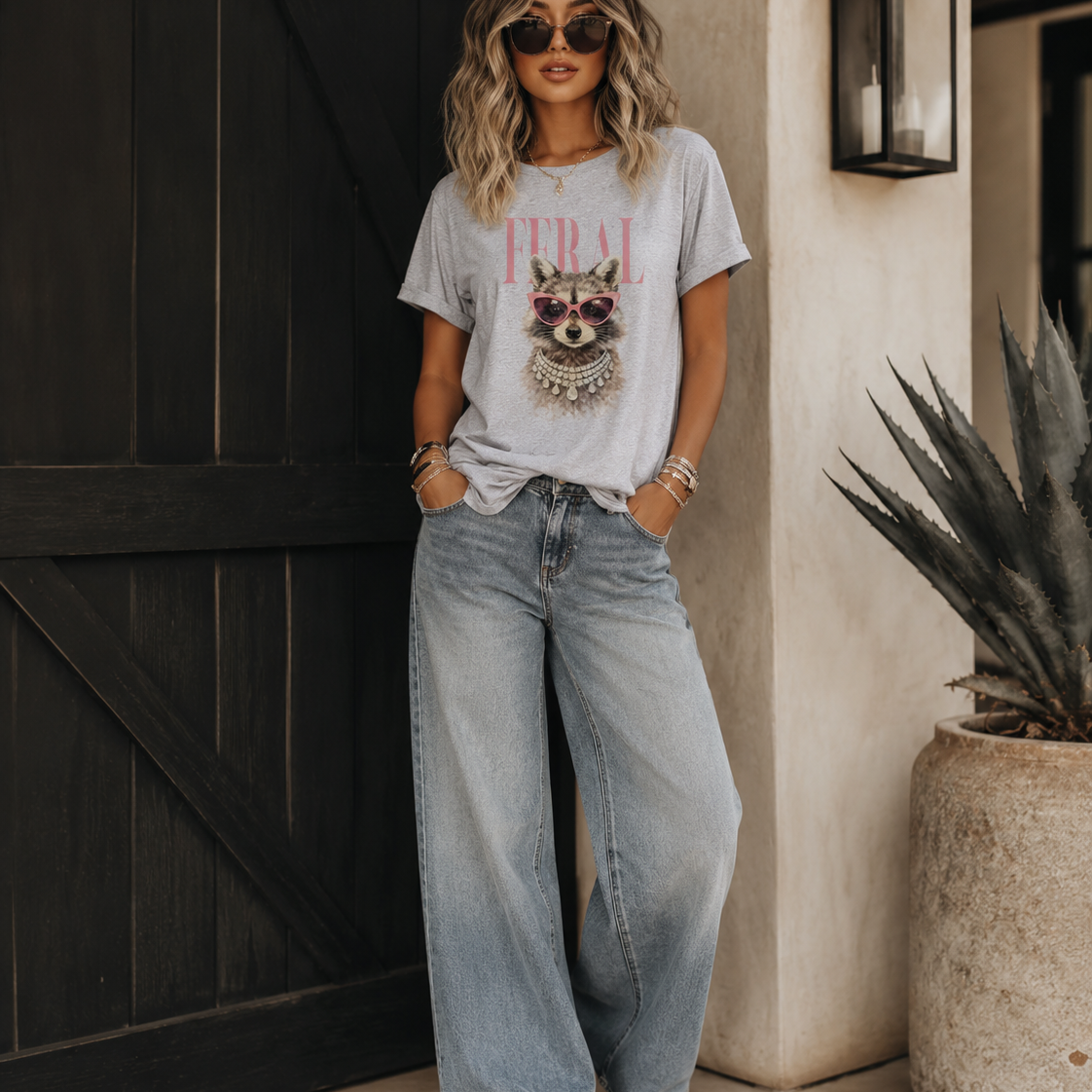 Feral Raccoon Graphic Tee