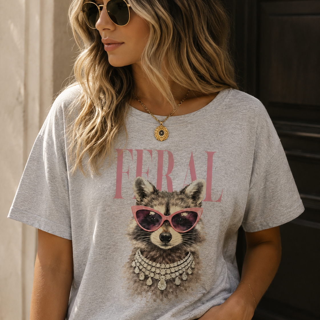 Feral Raccoon Graphic Tee