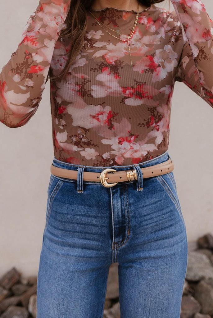 Thin Genuine Leather Belt-Belts-Krush Kandy, Women's Online Fashion Boutique Located in Phoenix, Arizona (Scottsdale Area)