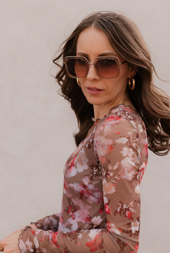 Lulu Acetate Womens Square Sunglasses-Sunglasses-Krush Kandy, Women's Online Fashion Boutique Located in Phoenix, Arizona (Scottsdale Area)