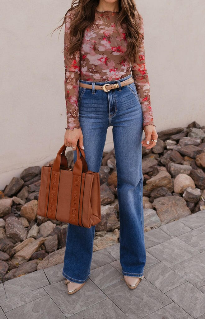 Dusk to Dawn Gradient Wide Leg Kancan Jeans-Jeans-Krush Kandy, Women's Online Fashion Boutique Located in Phoenix, Arizona (Scottsdale Area)