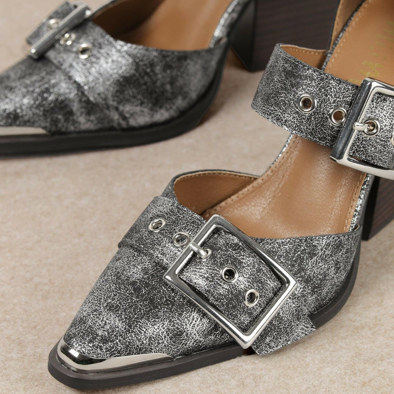 Hendrix Strappy Buckle Sandal-Sandals-Krush Kandy, Women's Online Fashion Boutique Located in Phoenix, Arizona (Scottsdale Area)