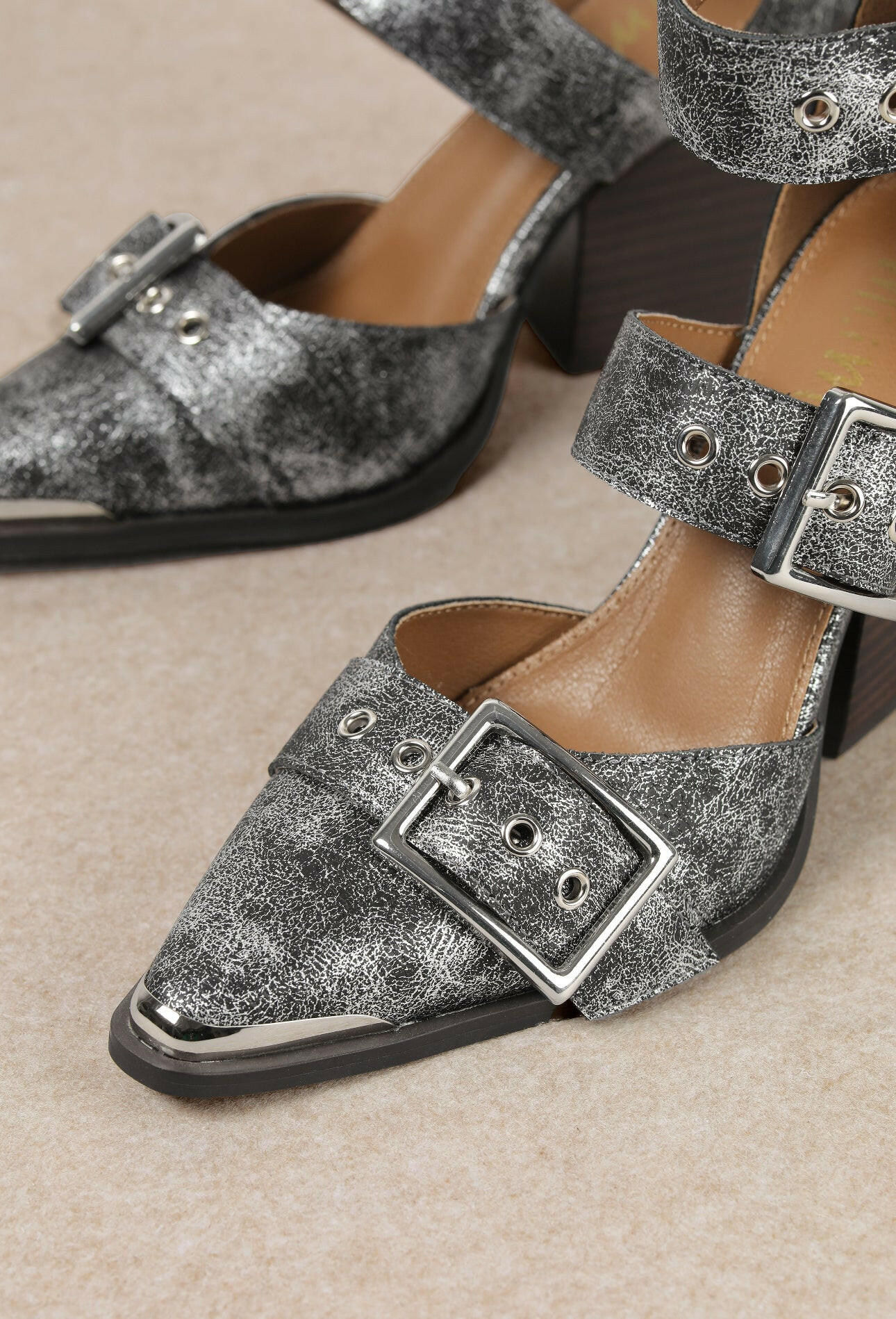 Hendrix Strappy Buckle Sandal-Sandals-Krush Kandy, Women's Online Fashion Boutique Located in Phoenix, Arizona (Scottsdale Area)