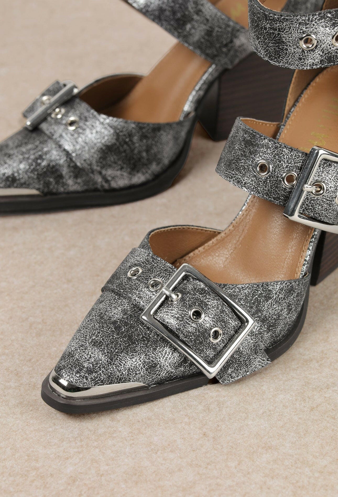 Hendrix Strappy Buckle Sandal-Sandals-Krush Kandy, Women's Online Fashion Boutique Located in Phoenix, Arizona (Scottsdale Area)