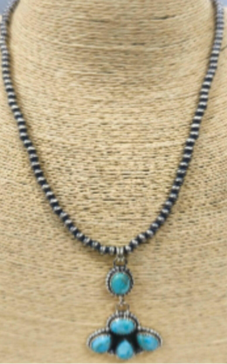 Sacred Sky Drop Dester Pearl Sterling Silver Necklace-Necklaces-Krush Kandy, Women's Online Fashion Boutique Located in Phoenix, Arizona (Scottsdale Area)