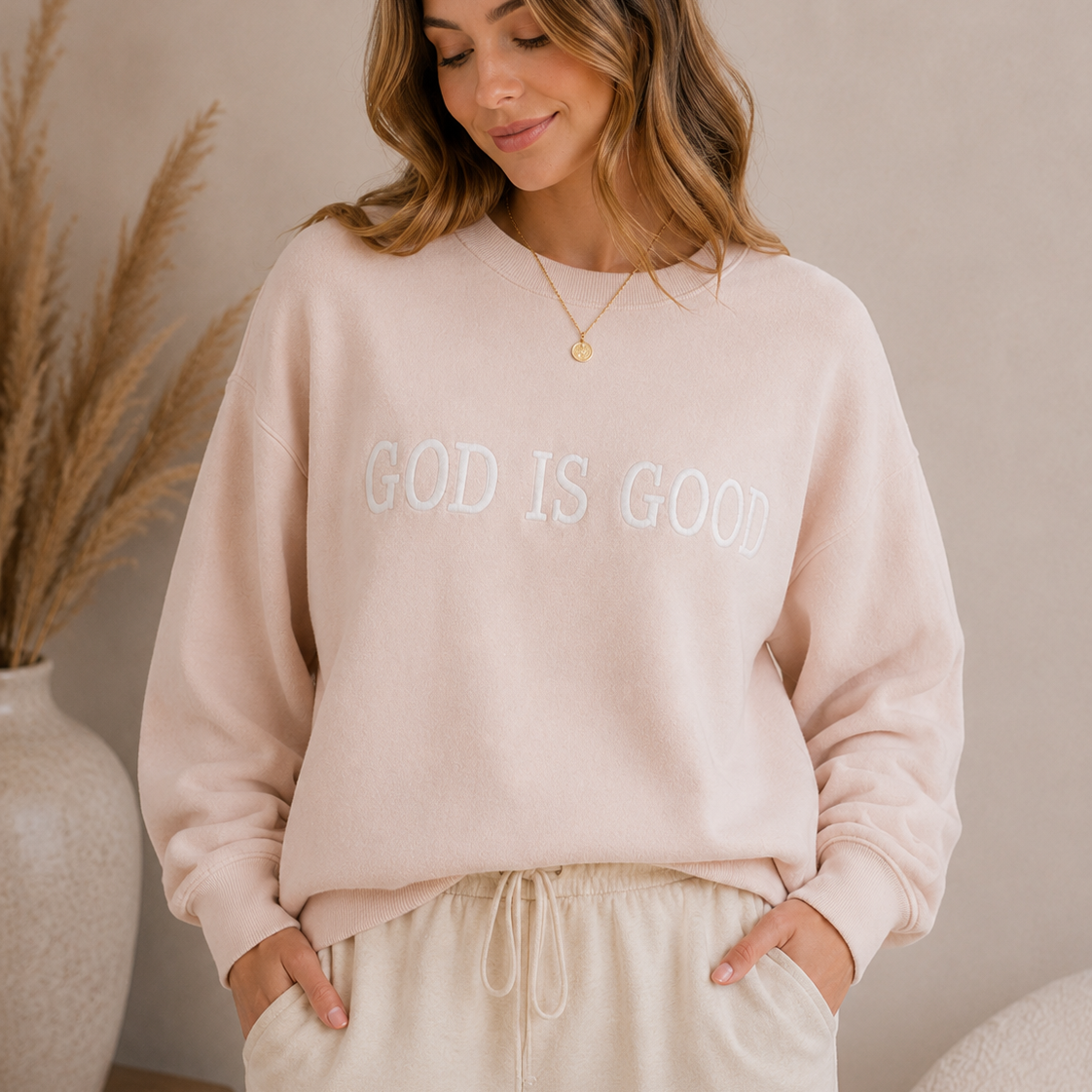 God Is Good Graphic Sweater