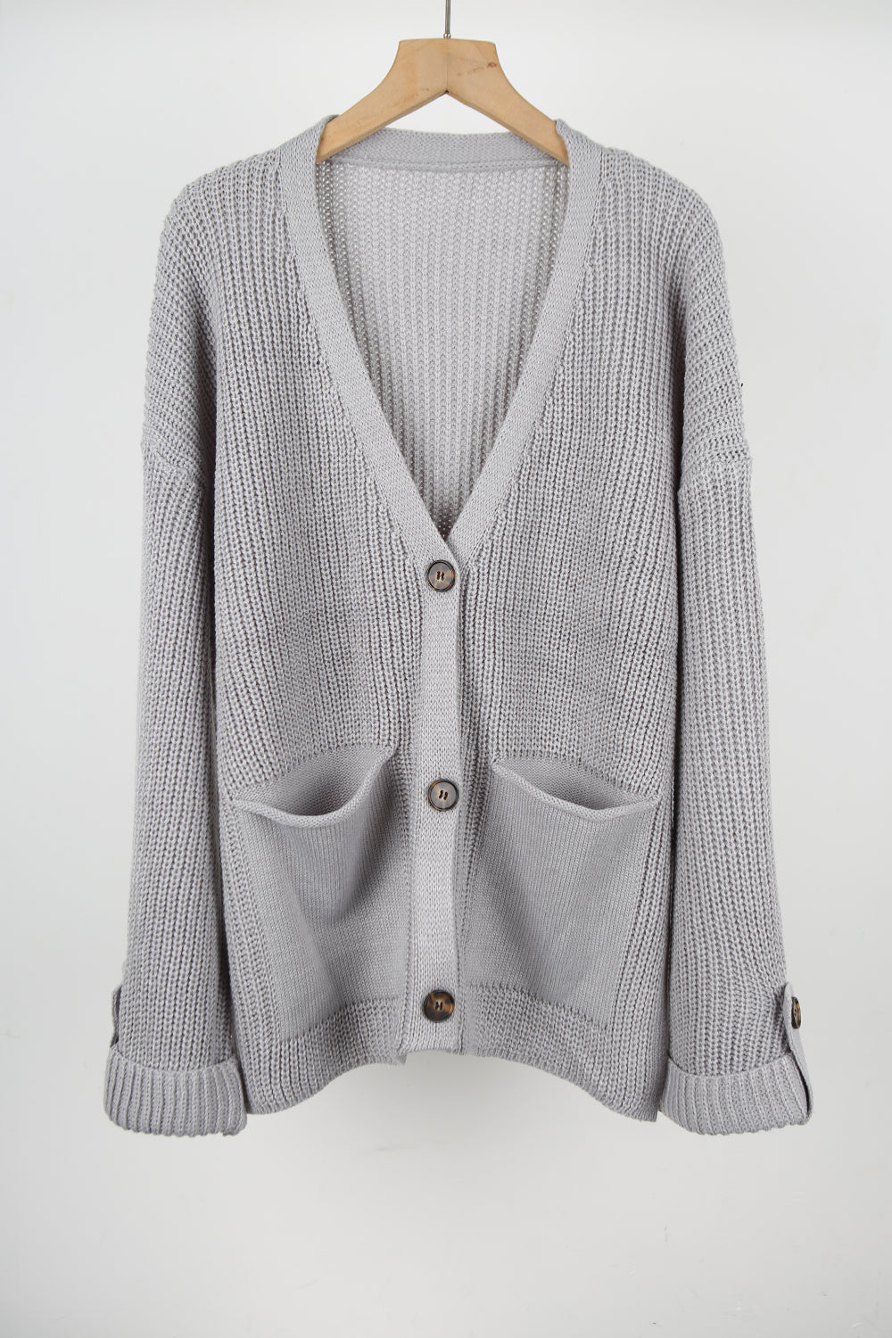 Everyday Basic Button Cardigan-Tops-Krush Kandy, Women's Online Fashion Boutique Located in Phoenix, Arizona (Scottsdale Area)