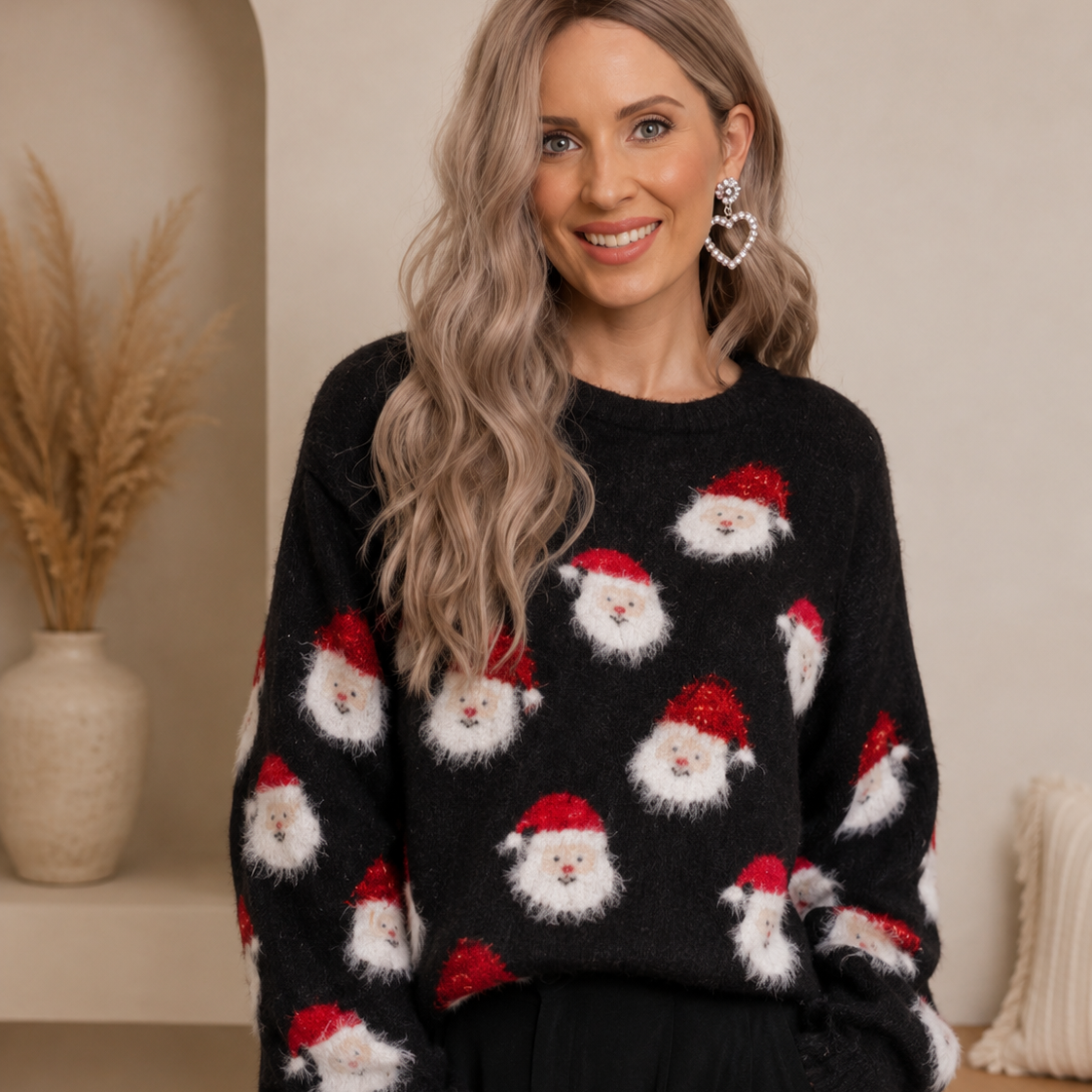 Holiday Santa Party Sweater | S-2X
