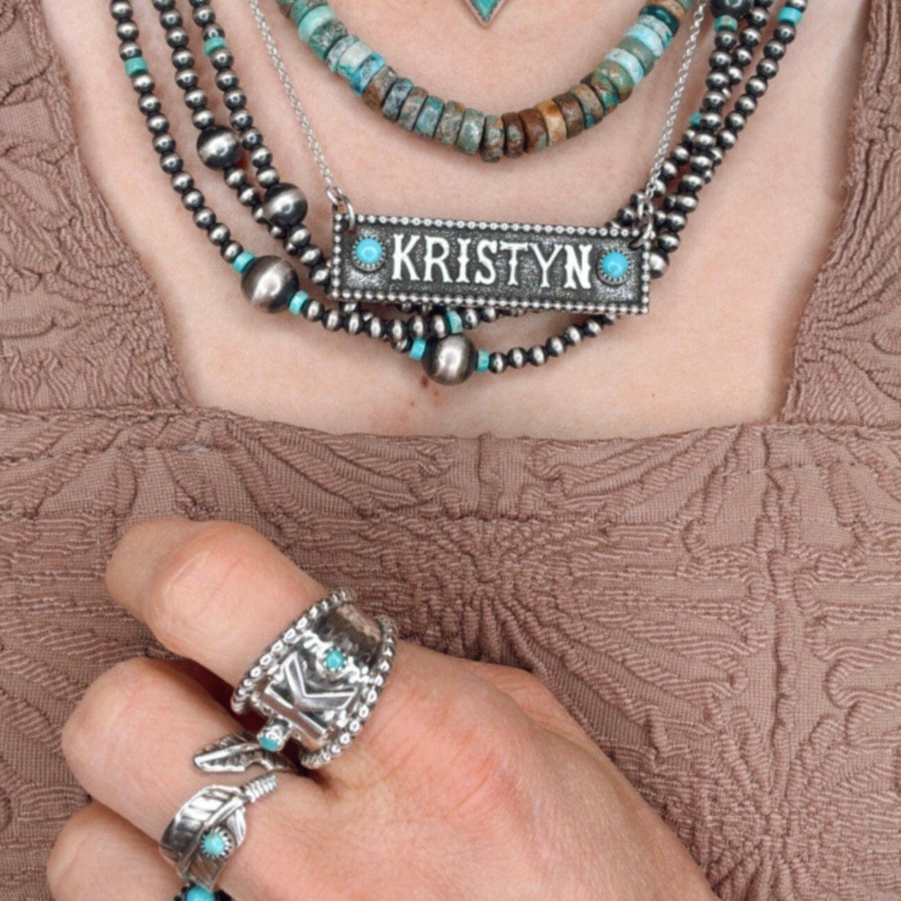 Silver Script Sterling Name Necklace MADE TO ORDER-Necklaces-Krush Kandy, Women's Online Fashion Boutique Located in Phoenix, Arizona (Scottsdale Area)