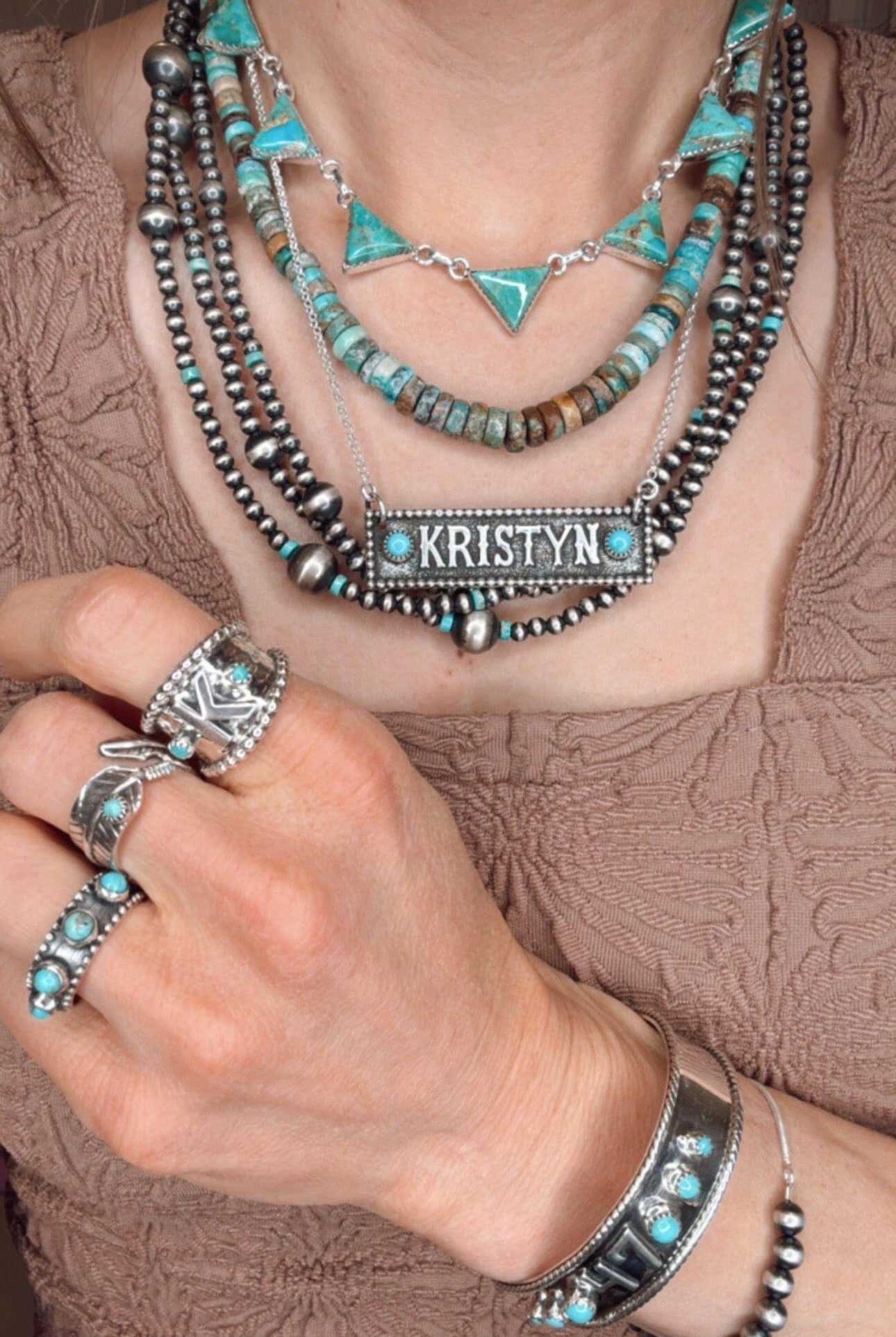 Silver Script Sterling Name Necklace MADE TO ORDER-Necklaces-Krush Kandy, Women's Online Fashion Boutique Located in Phoenix, Arizona (Scottsdale Area)