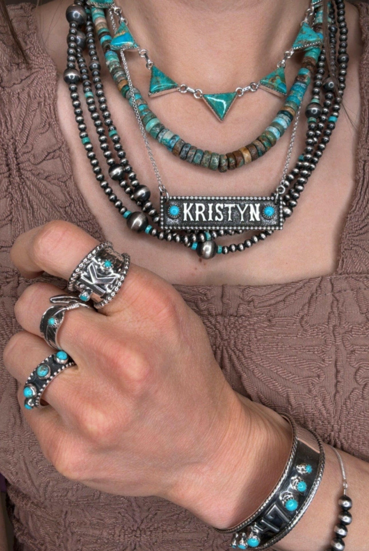 Silver Script Sterling Name Necklace MADE TO ORDER-Necklaces-Krush Kandy, Women's Online Fashion Boutique Located in Phoenix, Arizona (Scottsdale Area)
