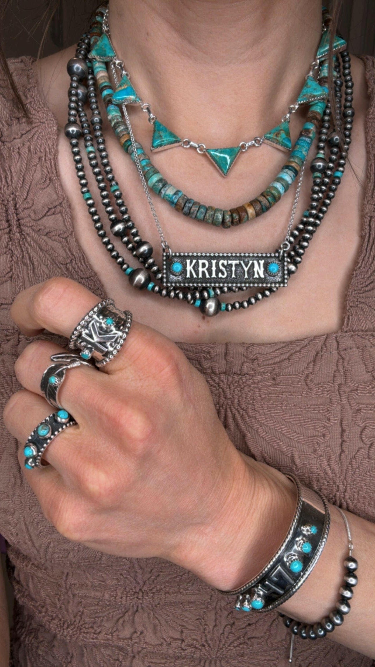 Silver Script Sterling Name Necklace MADE TO ORDER-Necklaces-Krush Kandy, Women's Online Fashion Boutique Located in Phoenix, Arizona (Scottsdale Area)