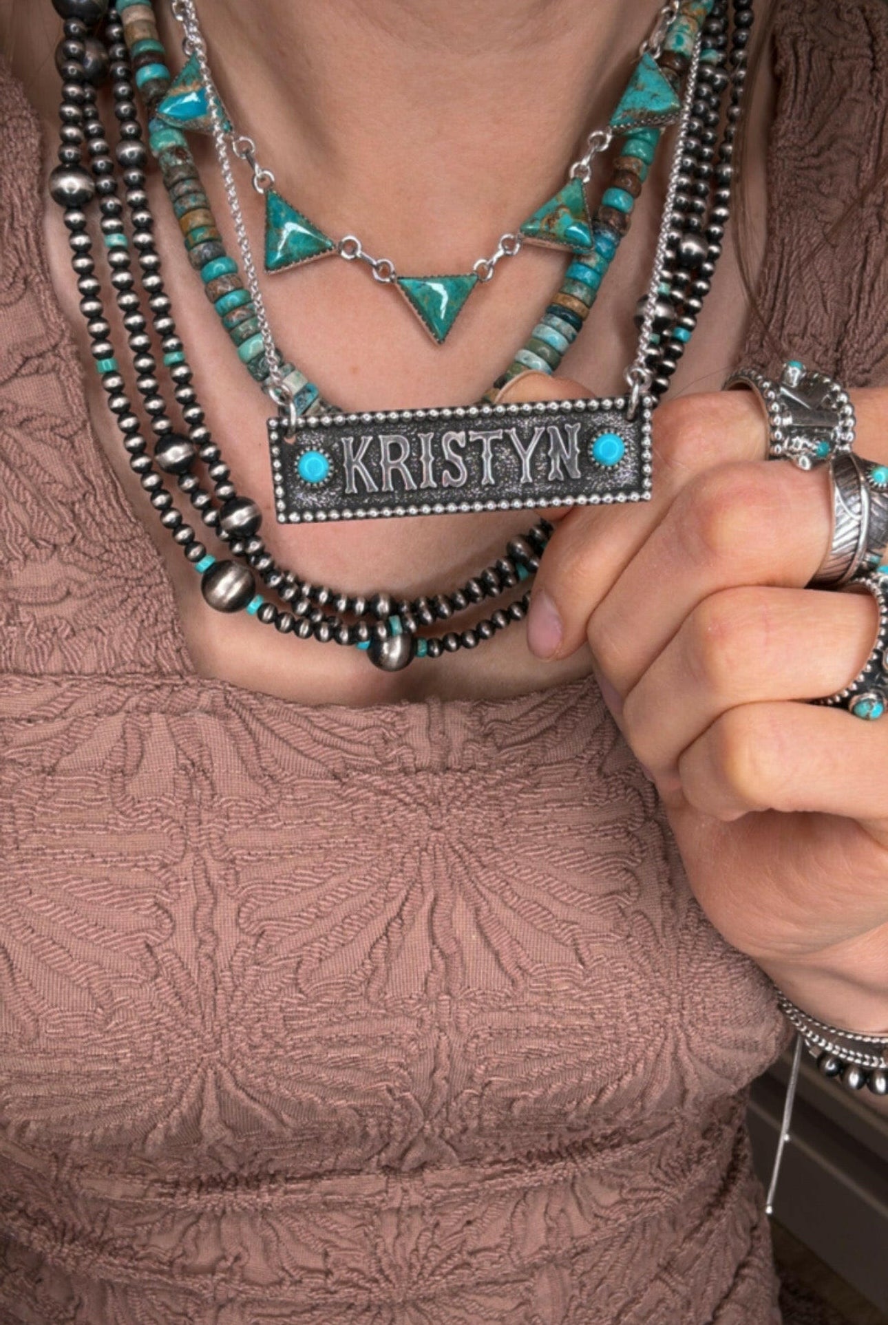 Silver Script Sterling Name Necklace MADE TO ORDER-Necklaces-Krush Kandy, Women's Online Fashion Boutique Located in Phoenix, Arizona (Scottsdale Area)