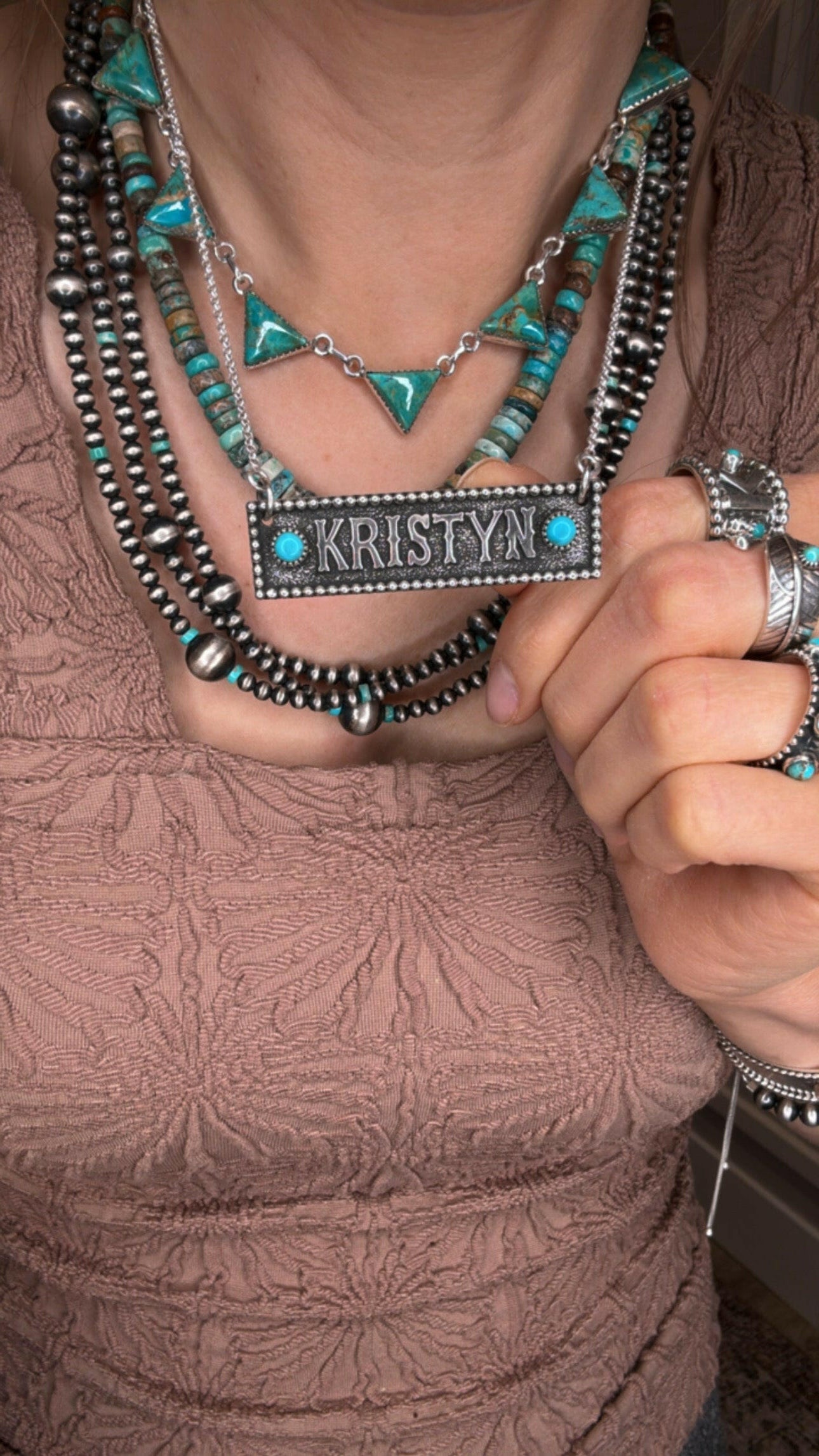 Silver Script Sterling Name Necklace MADE TO ORDER-Necklaces-Krush Kandy, Women's Online Fashion Boutique Located in Phoenix, Arizona (Scottsdale Area)