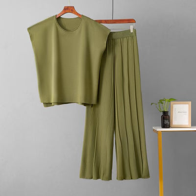 Ultimate Luxe Stretchy Tee & Pant Set-2 Piece Outfit Sets-Krush Kandy, Women's Online Fashion Boutique Located in Phoenix, Arizona (Scottsdale Area)