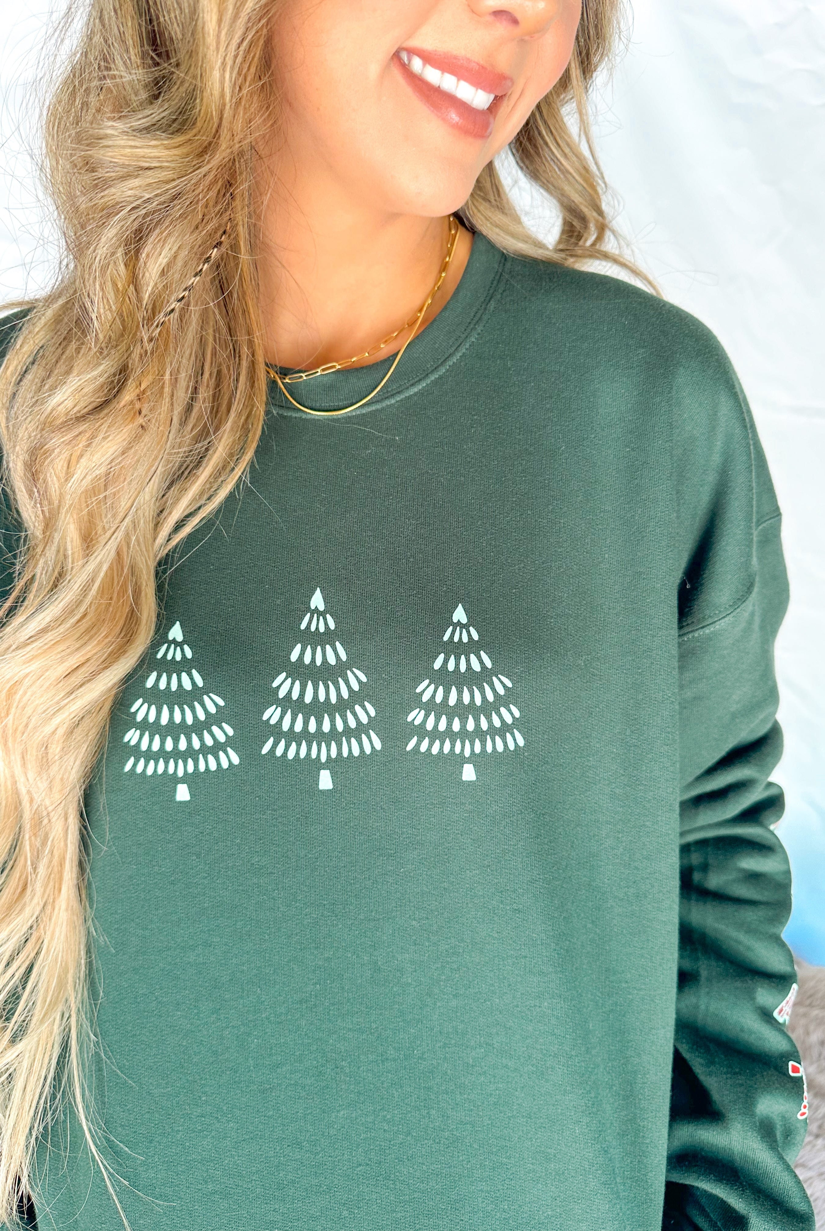Merry Christmas Plaid Sweashirt-Krush Kandy, Women's Online Fashion Boutique Located in Phoenix, Arizona (Scottsdale Area)