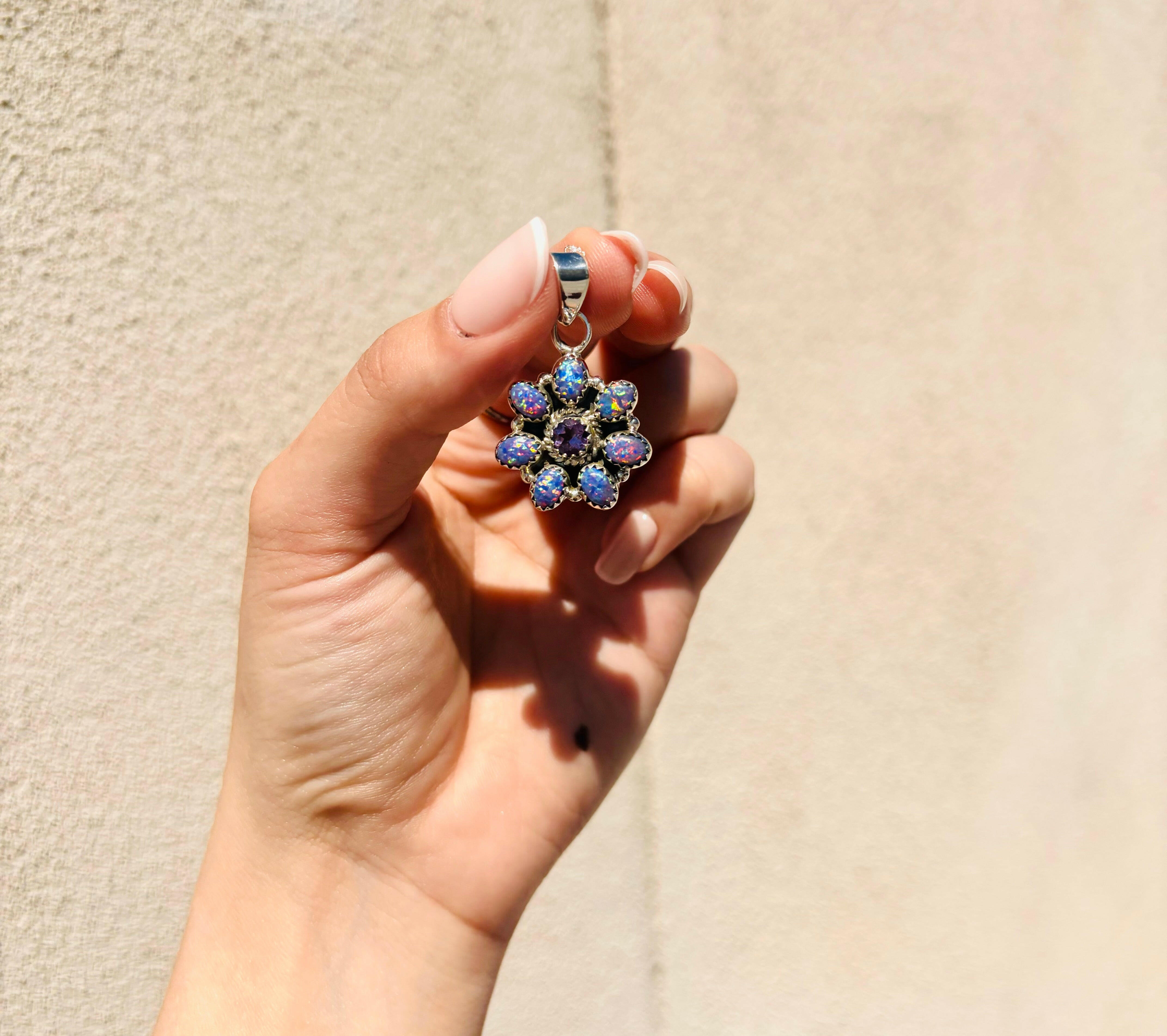 You Will Blossom Cluster Necklace-Squash Blossom Necklaces-Krush Kandy, Women's Online Fashion Boutique Located in Phoenix, Arizona (Scottsdale Area)