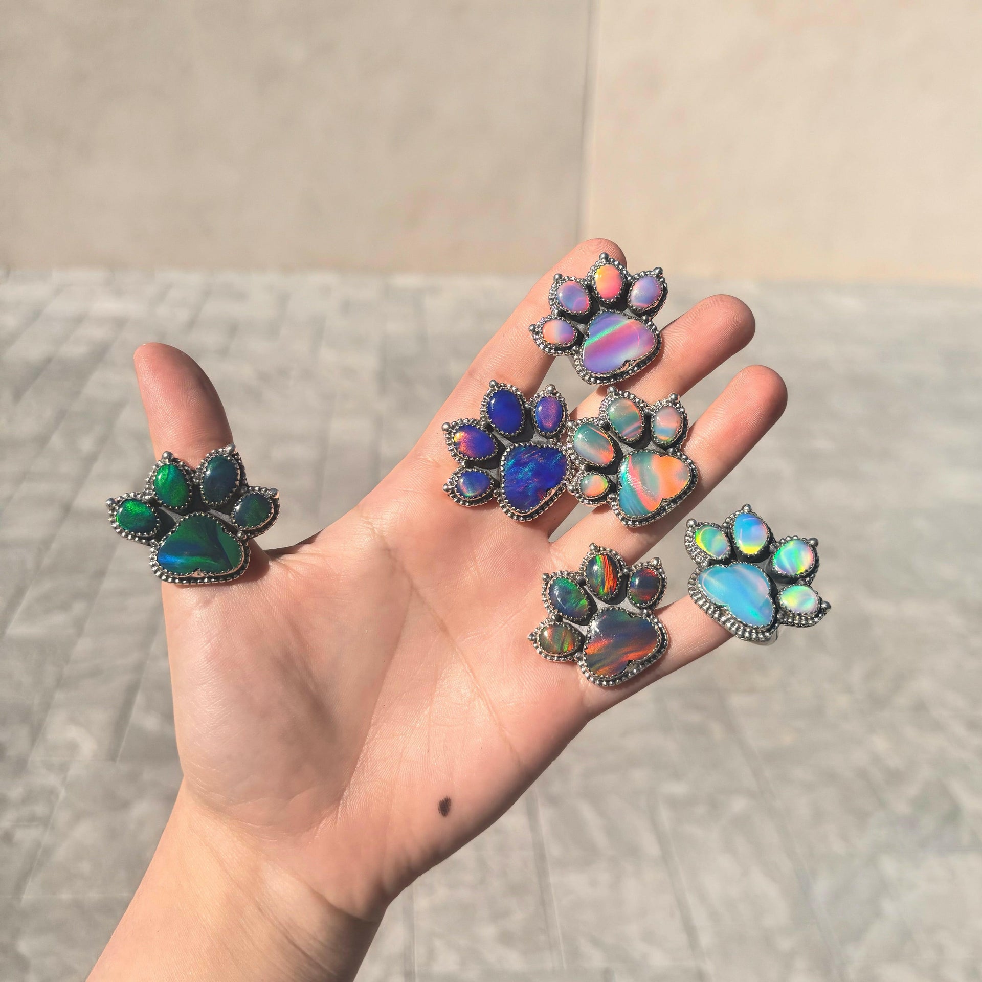 True Dog Paw Ring | Krush Original-Cluster Rings-Krush Kandy, Women's Online Fashion Boutique Located in Phoenix, Arizona (Scottsdale Area)