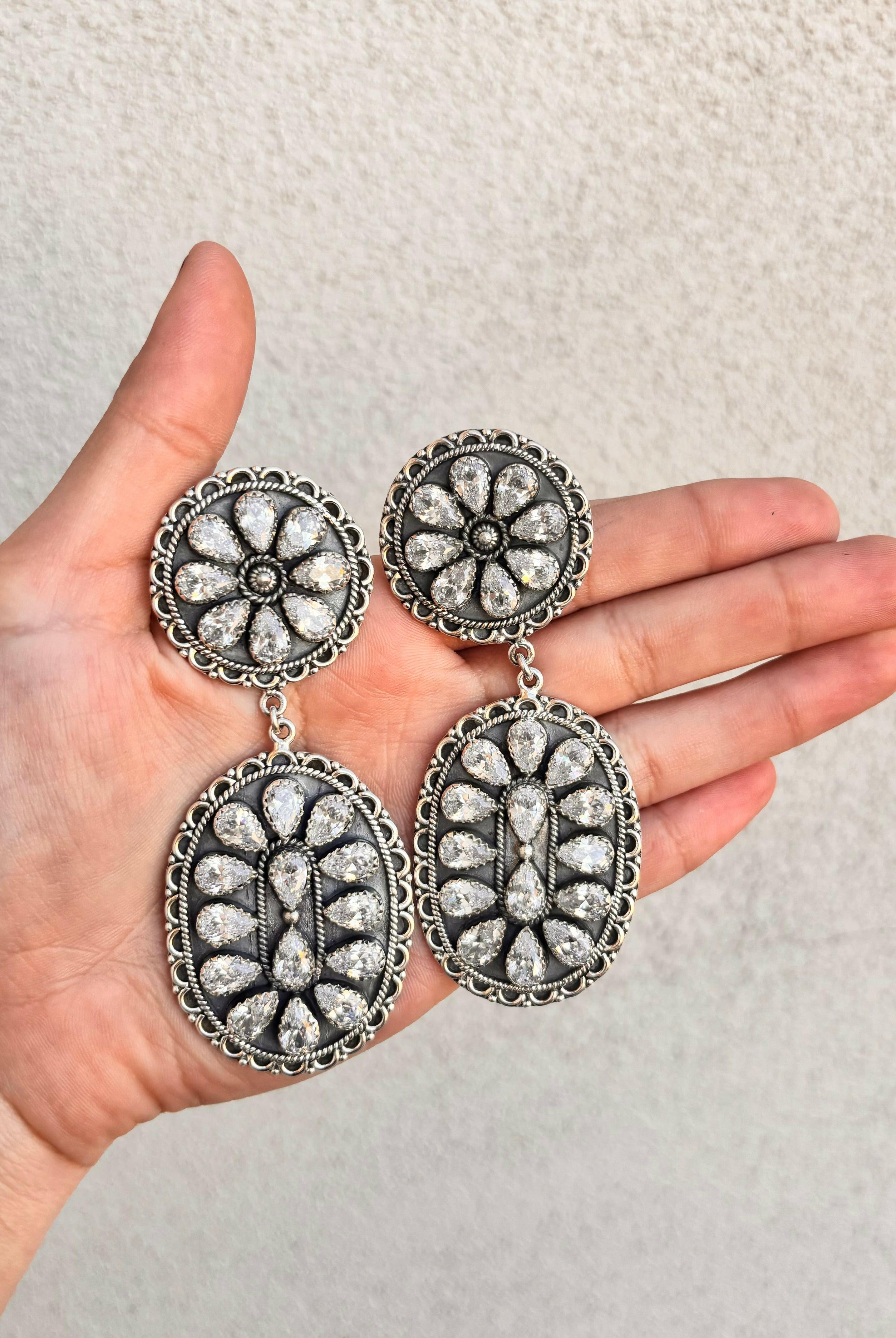 Coyote Moon Sterling Silver Earrings | Krush Exclusive-Drop Earrings-Krush Kandy, Women's Online Fashion Boutique Located in Phoenix, Arizona (Scottsdale Area)