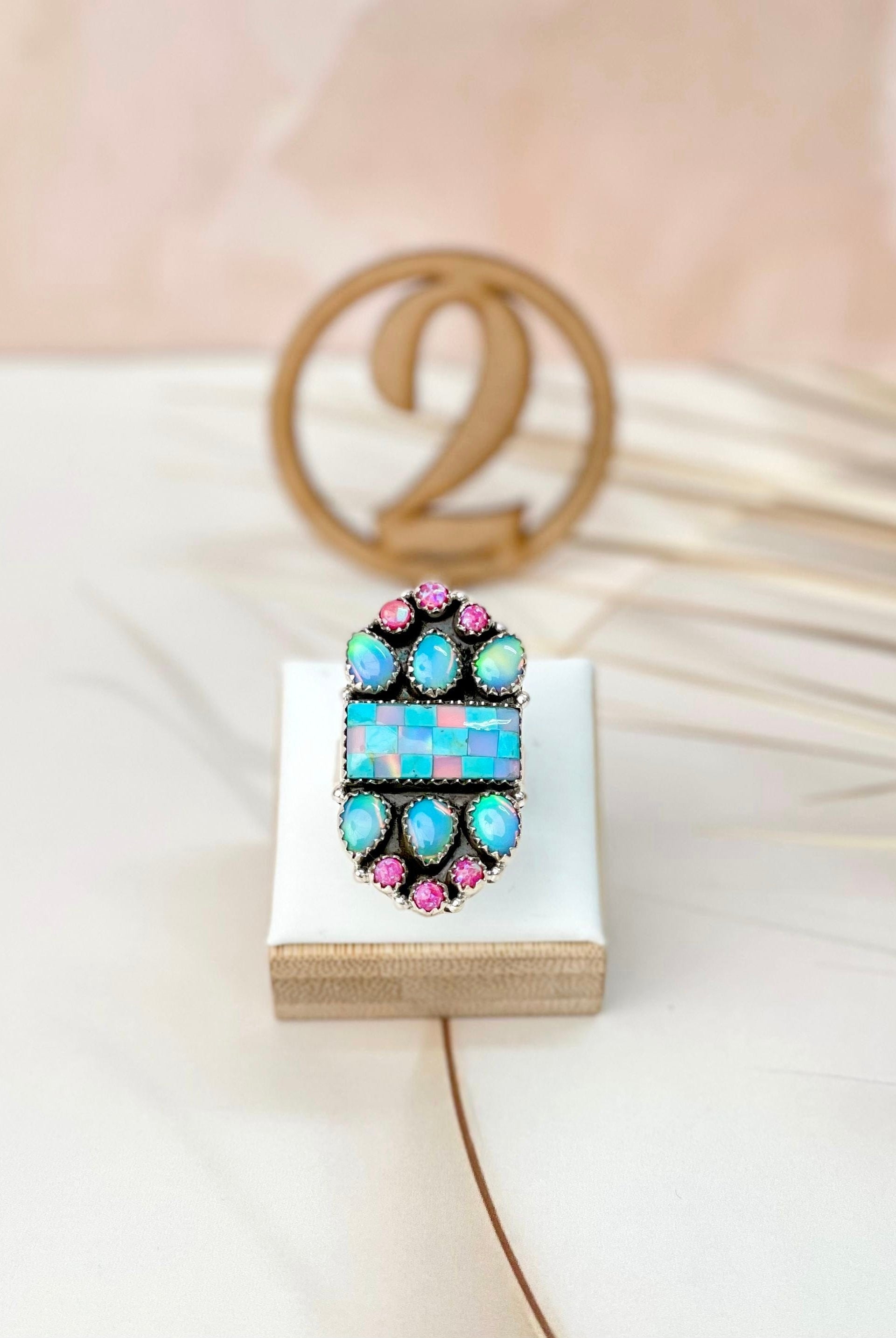 Only In Kandyland One Of A Kind Checkered Rings-Rings-Krush Kandy, Women's Online Fashion Boutique Located in Phoenix, Arizona (Scottsdale Area)