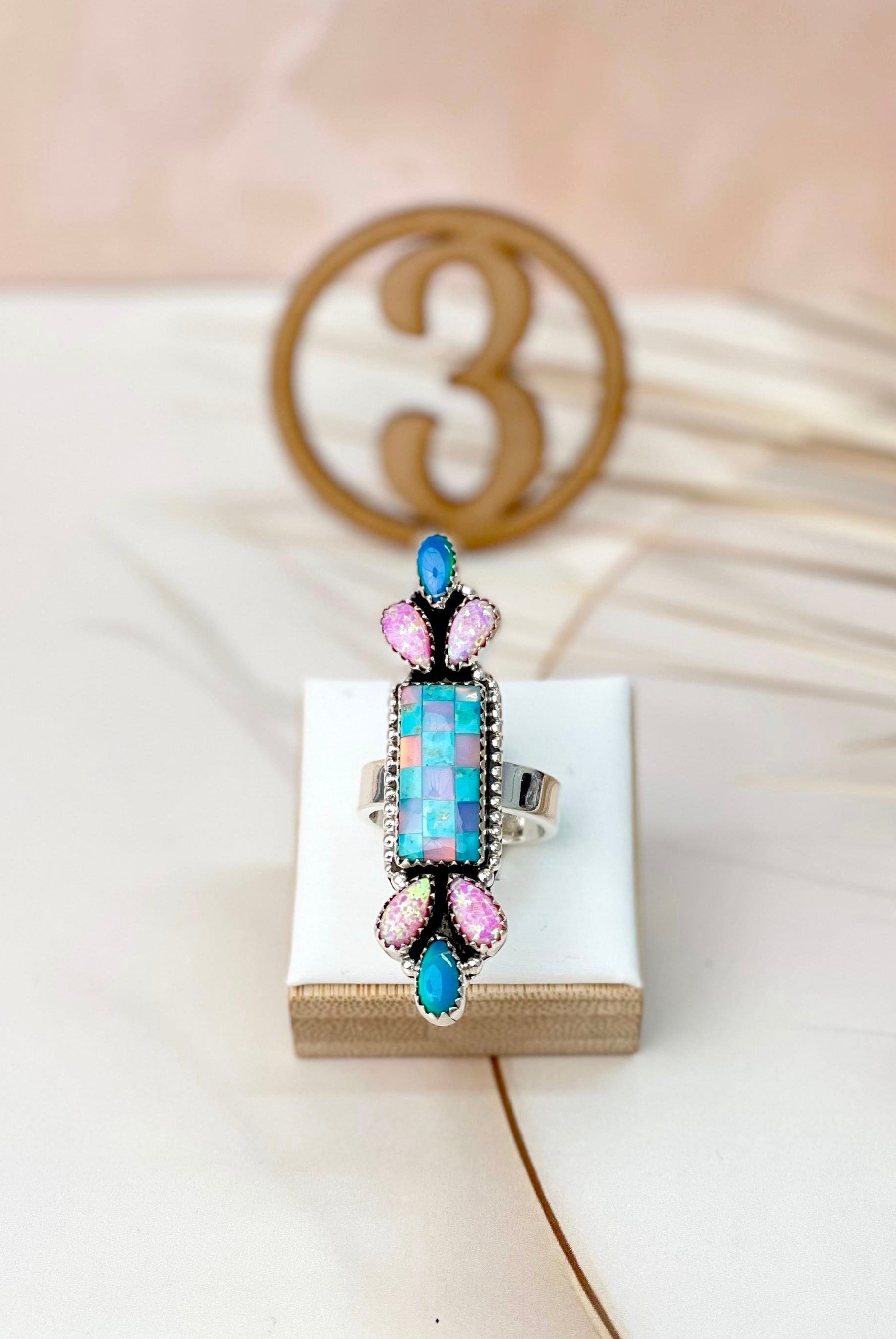 Only In Kandyland One Of A Kind Checkered Rings-Rings-Krush Kandy, Women's Online Fashion Boutique Located in Phoenix, Arizona (Scottsdale Area)
