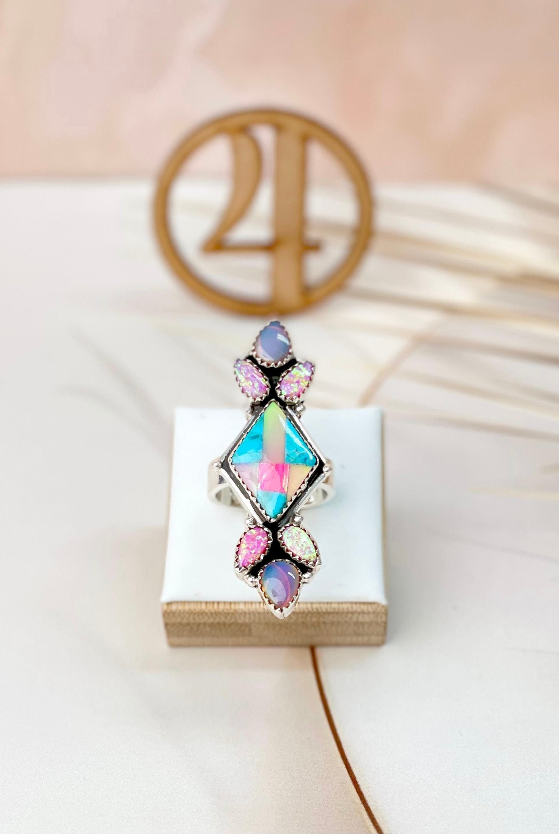 Only In Kandyland One Of A Kind Checkered Rings-Rings-Krush Kandy, Women's Online Fashion Boutique Located in Phoenix, Arizona (Scottsdale Area)