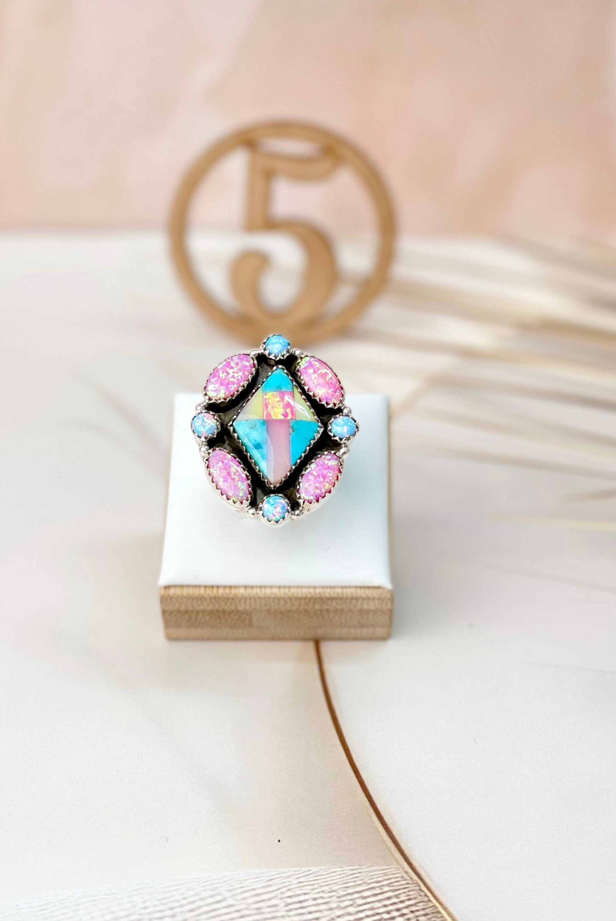Only In Kandyland One Of A Kind Checkered Rings-Rings-Krush Kandy, Women's Online Fashion Boutique Located in Phoenix, Arizona (Scottsdale Area)
