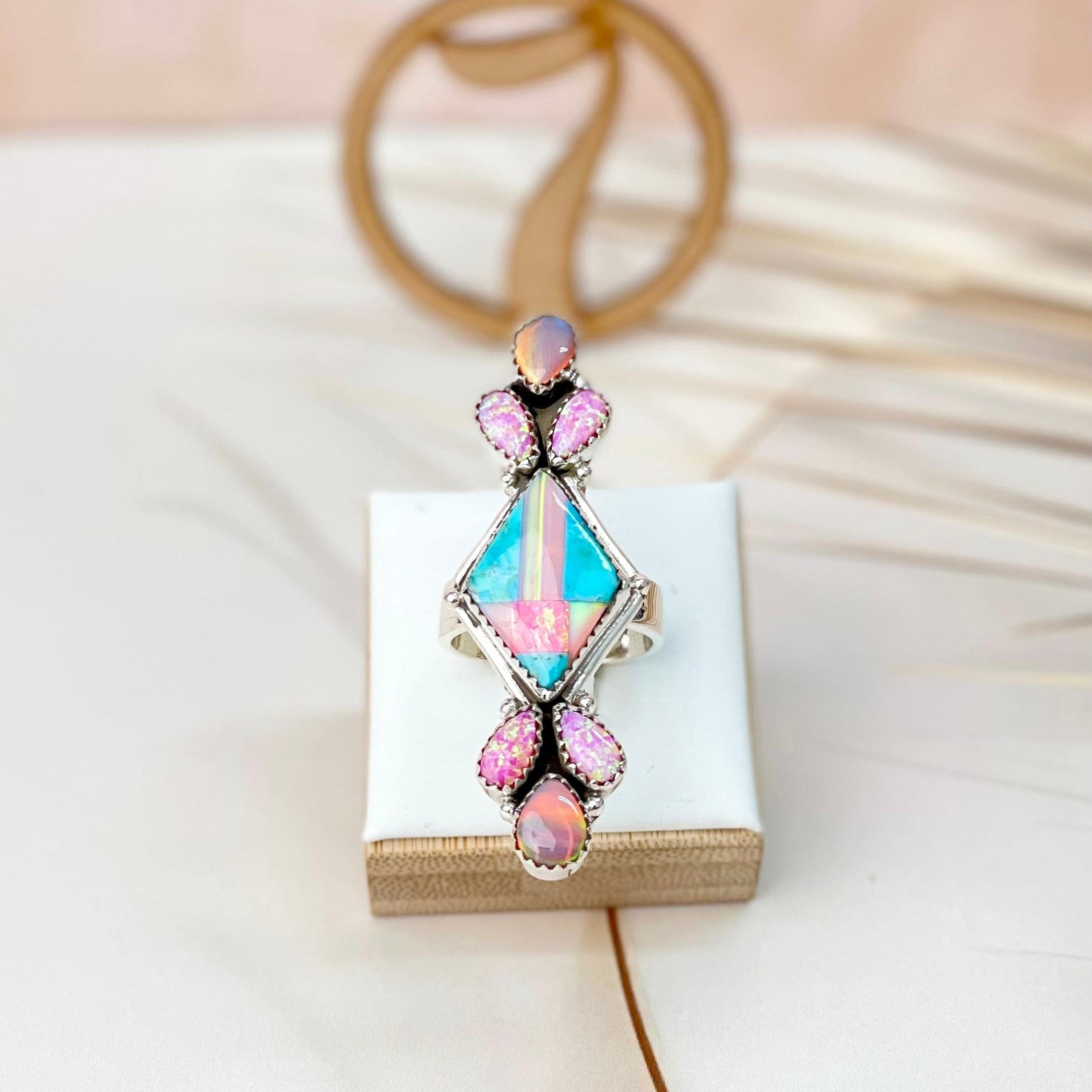 Only In Kandyland One Of A Kind Checkered Rings-Rings-Krush Kandy, Women's Online Fashion Boutique Located in Phoenix, Arizona (Scottsdale Area)