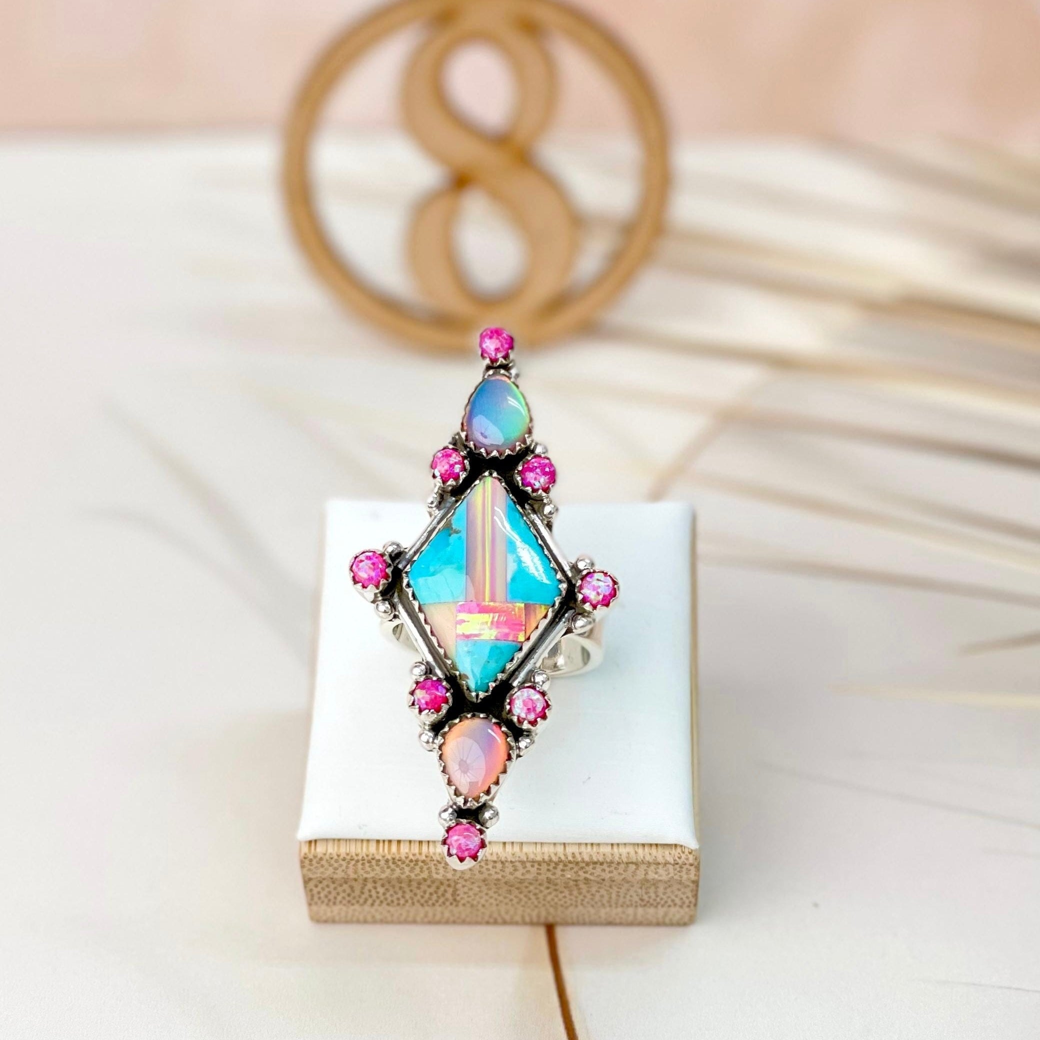 Only In Kandyland One Of A Kind Checkered Rings-Rings-Krush Kandy, Women's Online Fashion Boutique Located in Phoenix, Arizona (Scottsdale Area)