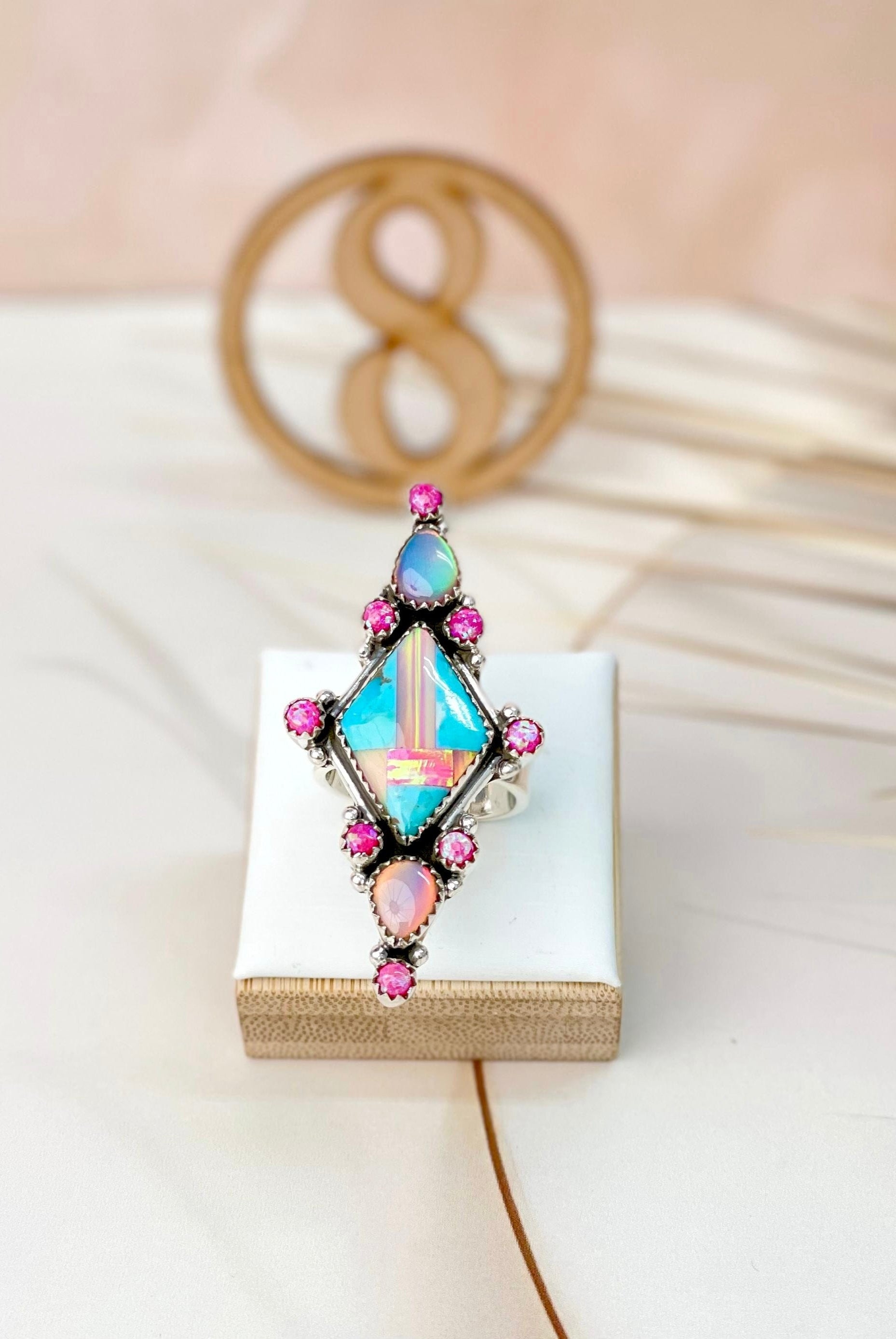 Only In Kandyland One Of A Kind Checkered Rings-Rings-Krush Kandy, Women's Online Fashion Boutique Located in Phoenix, Arizona (Scottsdale Area)