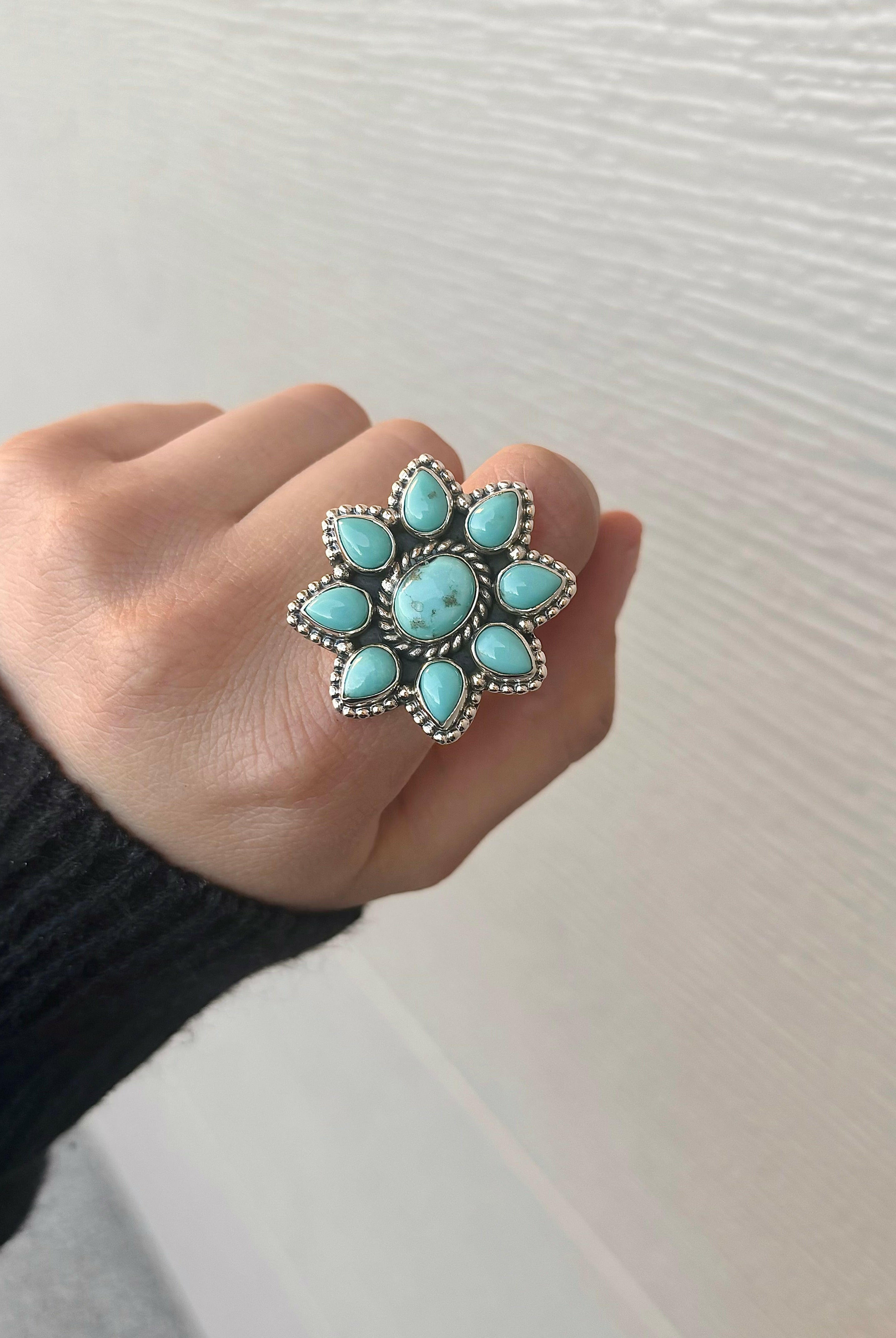 Sunflower Fields Stone Rings | Krush Exclusive-Cluster Rings-Krush Kandy, Women's Online Fashion Boutique Located in Phoenix, Arizona (Scottsdale Area)