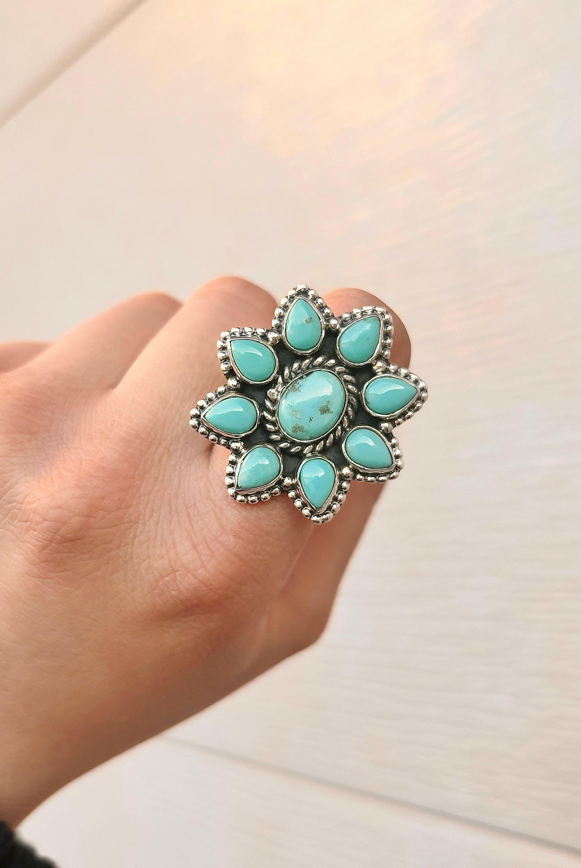Sunflower Fields Stone Rings | Krush Exclusive-Cluster Rings-Krush Kandy, Women's Online Fashion Boutique Located in Phoenix, Arizona (Scottsdale Area)