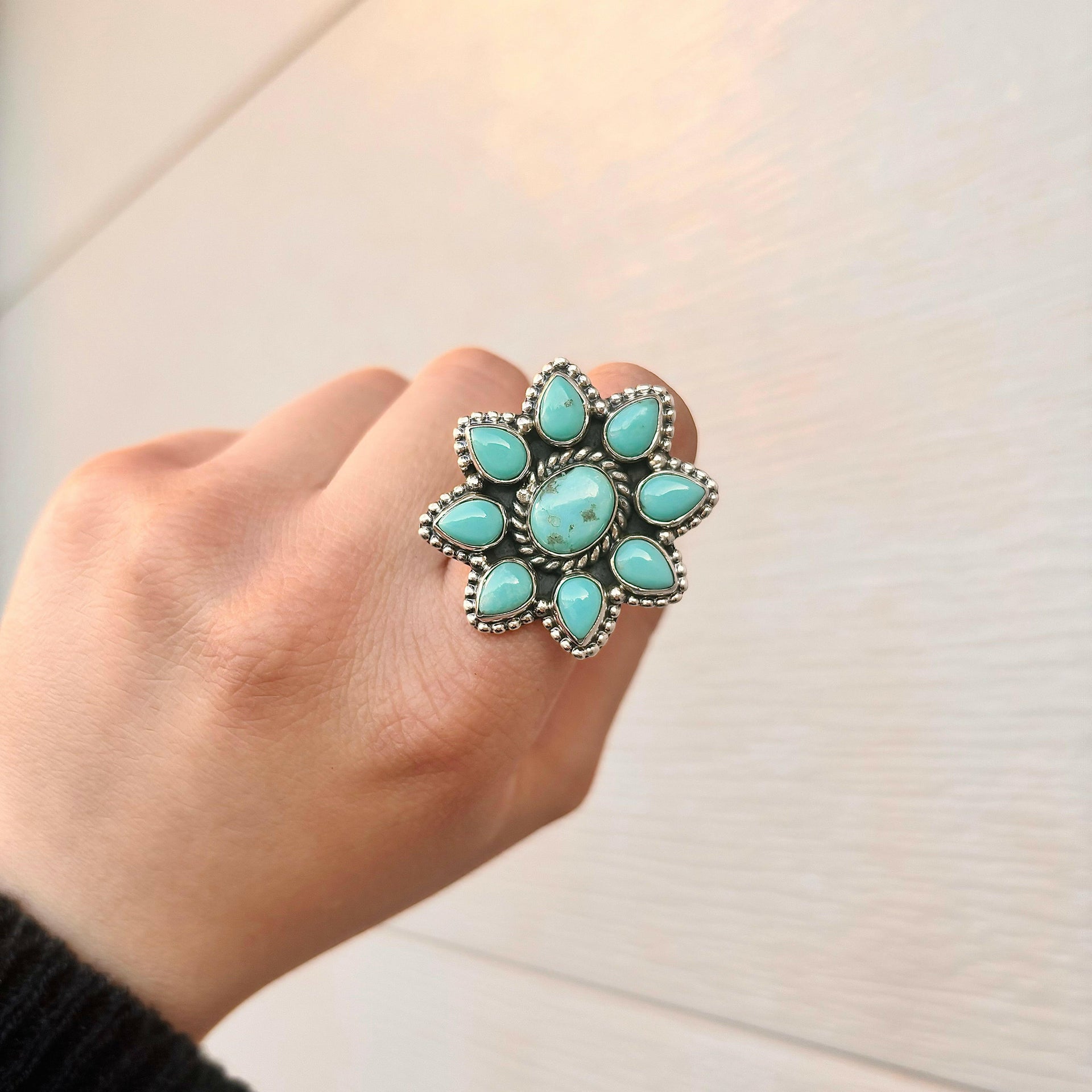 Sunflower Fields Stone Rings | Krush Exclusive-Cluster Rings-Krush Kandy, Women's Online Fashion Boutique Located in Phoenix, Arizona (Scottsdale Area)