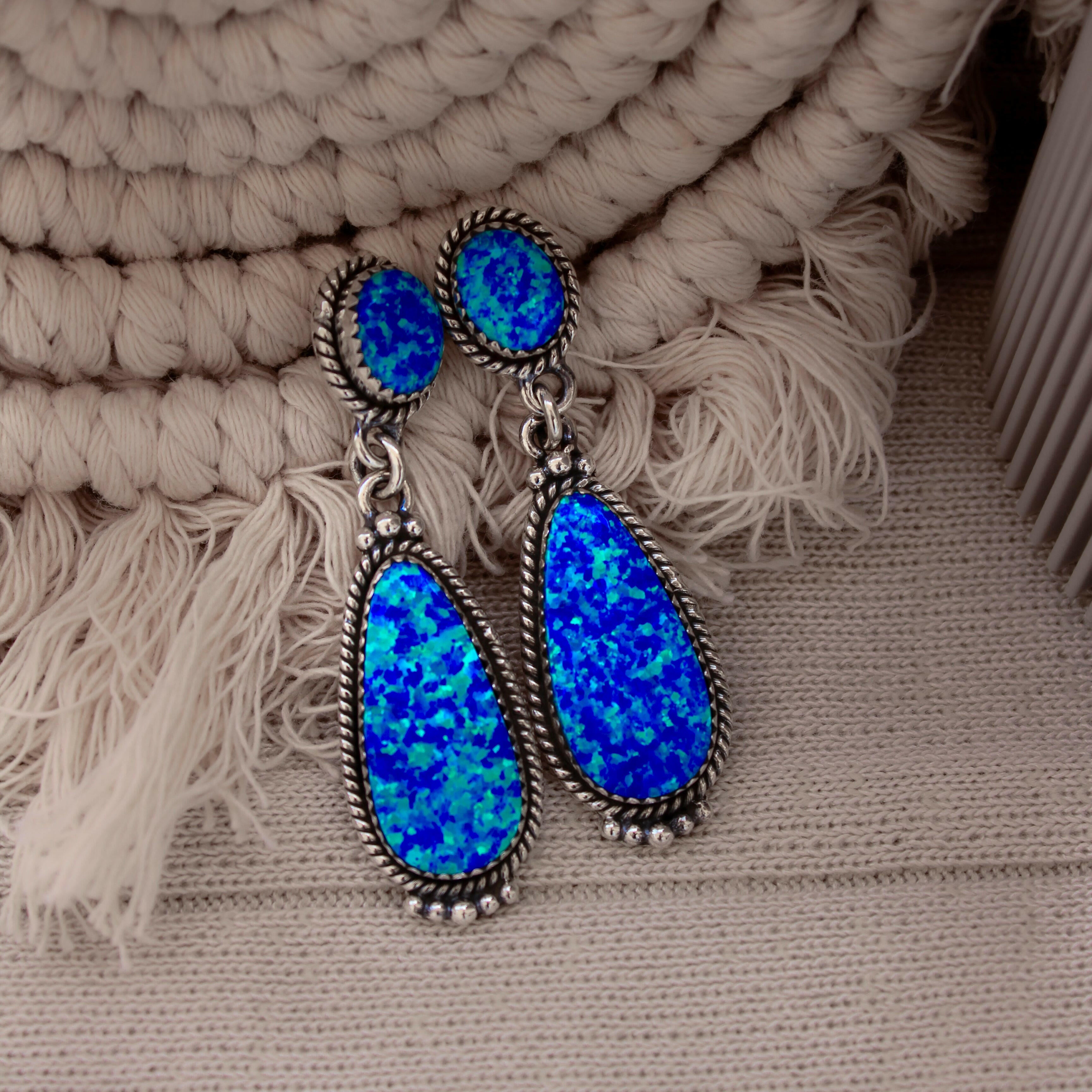 Stone Drop Earrings | Krush Exclusive-Drop Earrings-Krush Kandy, Women's Online Fashion Boutique Located in Phoenix, Arizona (Scottsdale Area)
