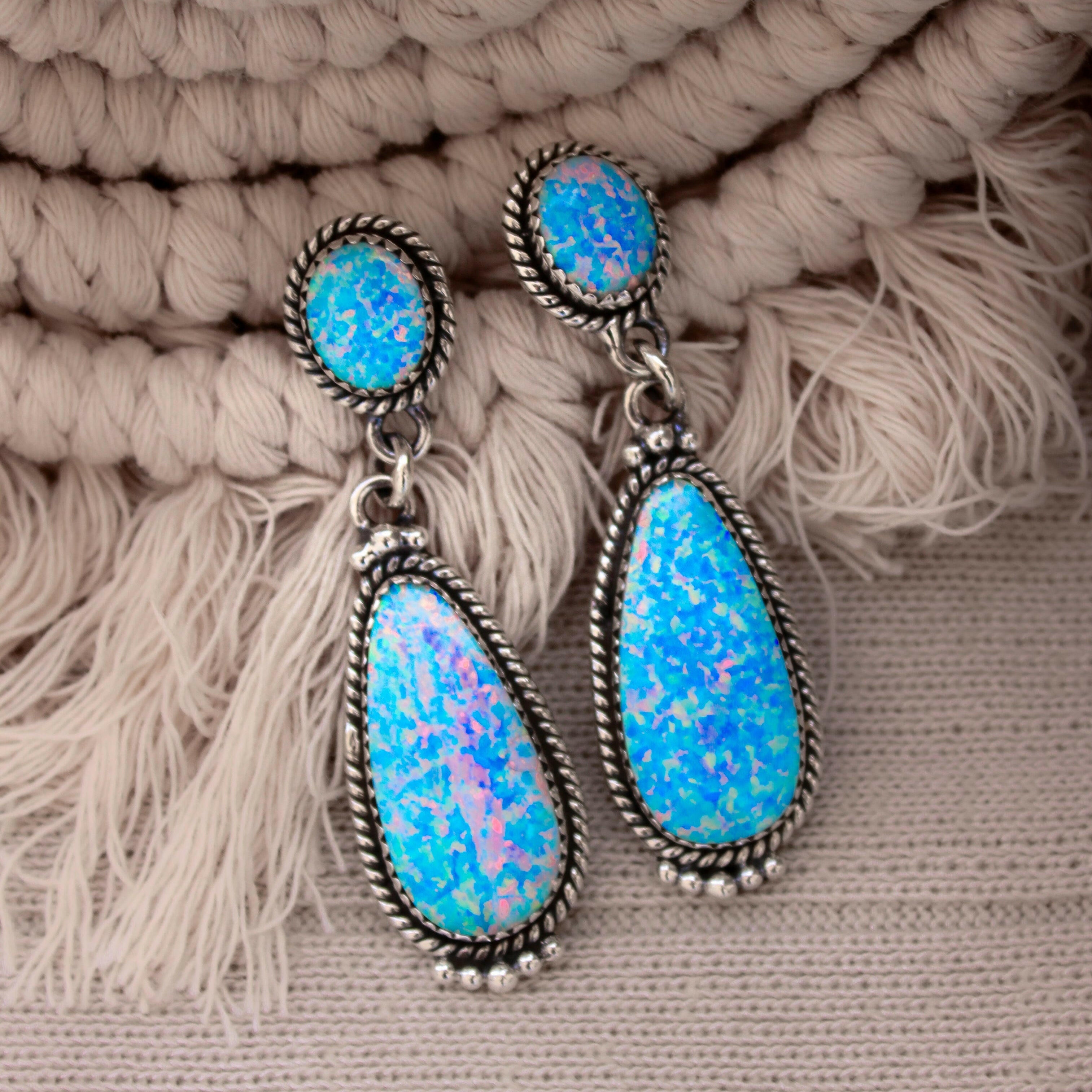 Stone Drop Earrings | Krush Exclusive-Drop Earrings-Krush Kandy, Women's Online Fashion Boutique Located in Phoenix, Arizona (Scottsdale Area)